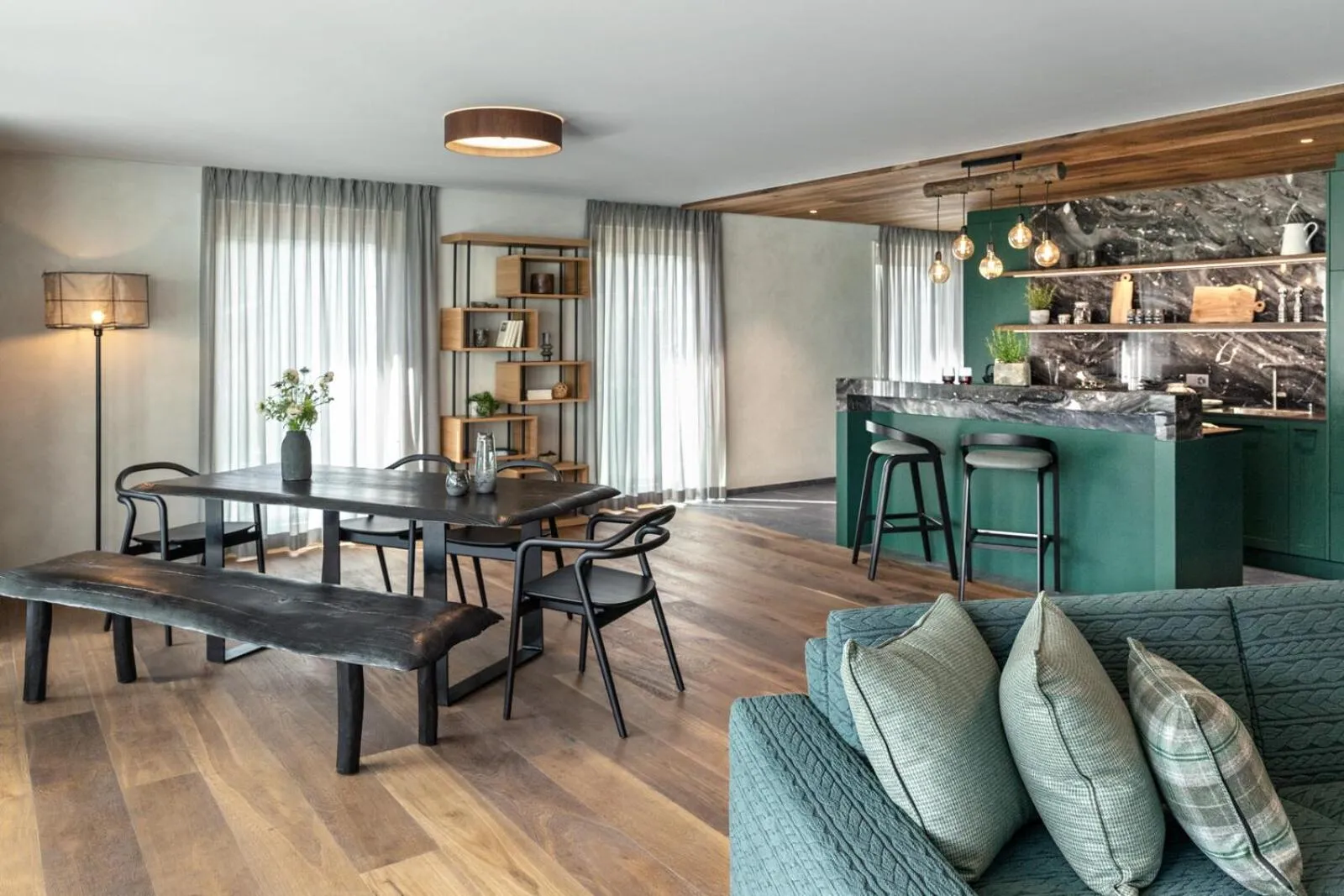 Living room in Tschuggen Grand Hotel - The Leading Hotels of the World