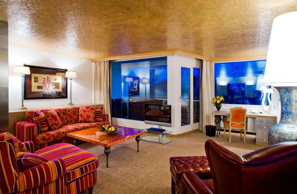 Seating area in Tschuggen Grand Hotel - The Leading Hotels of the World