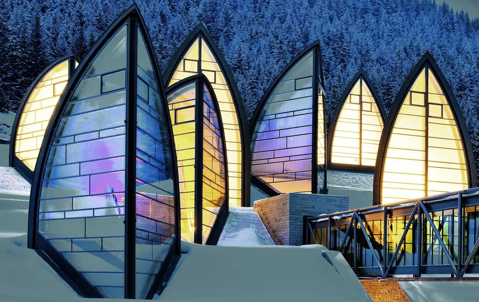 Property building in Tschuggen Grand Hotel - The Leading Hotels of the World