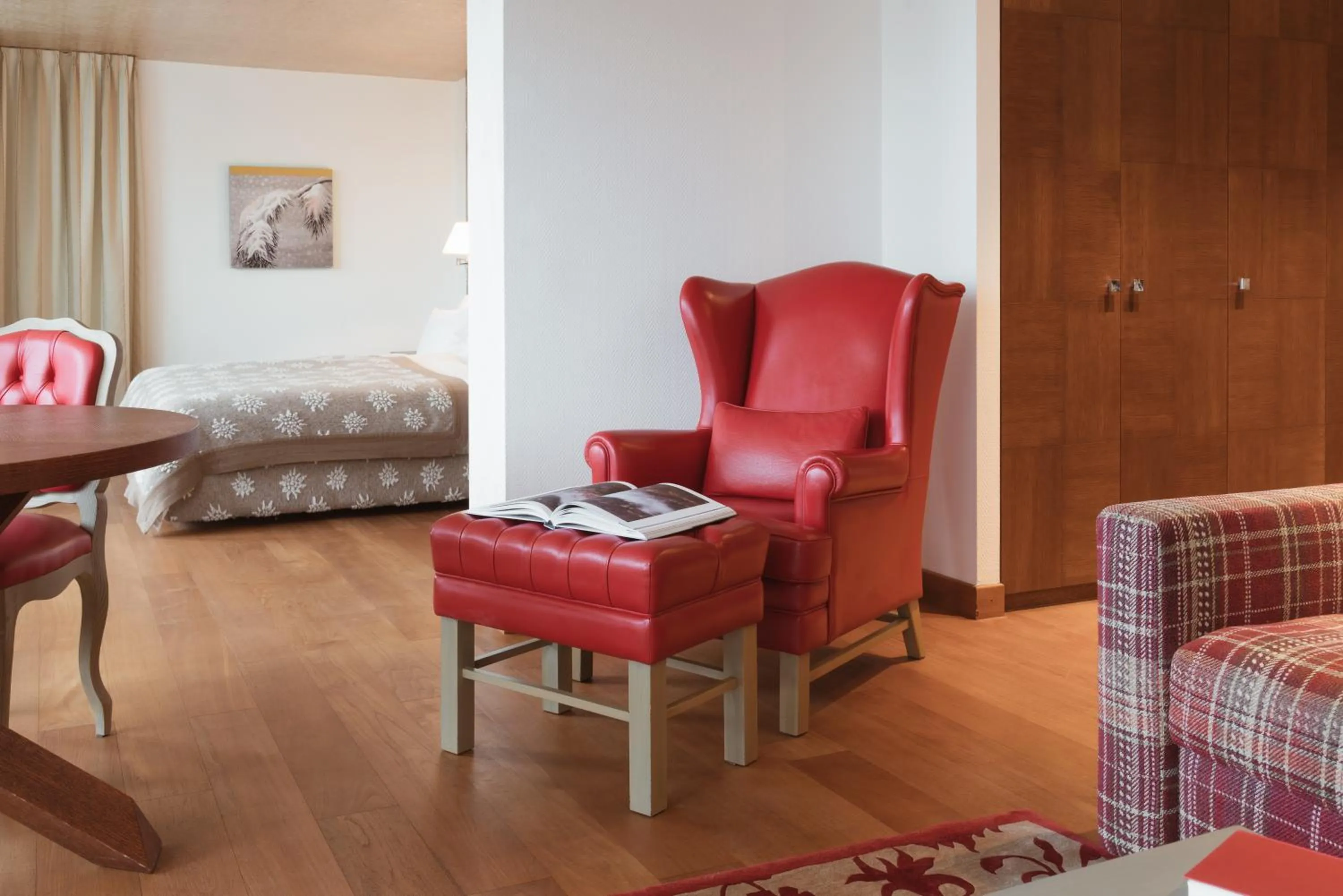 Bed in Tschuggen Grand Hotel - The Leading Hotels of the World