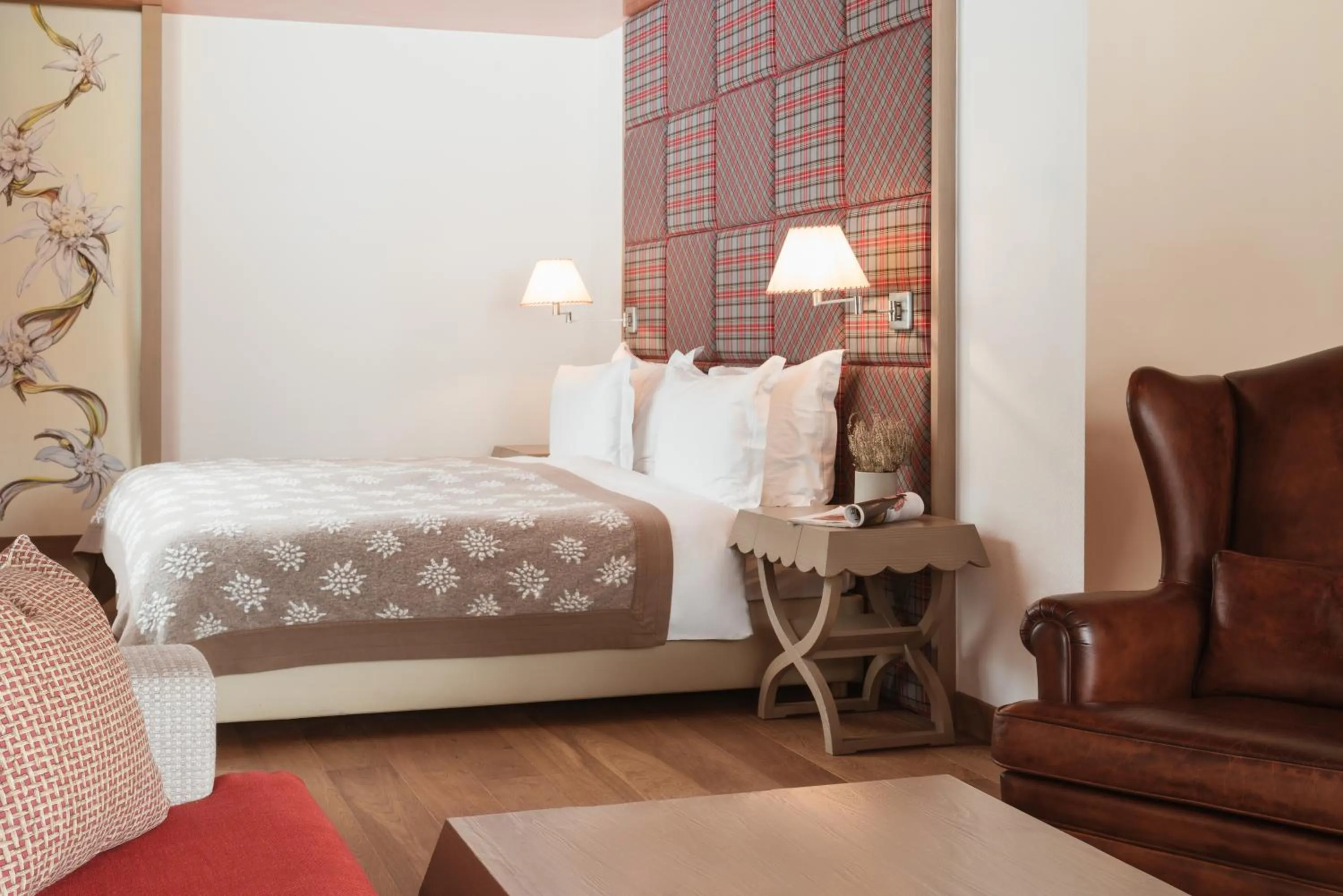 Bed in Tschuggen Grand Hotel - The Leading Hotels of the World