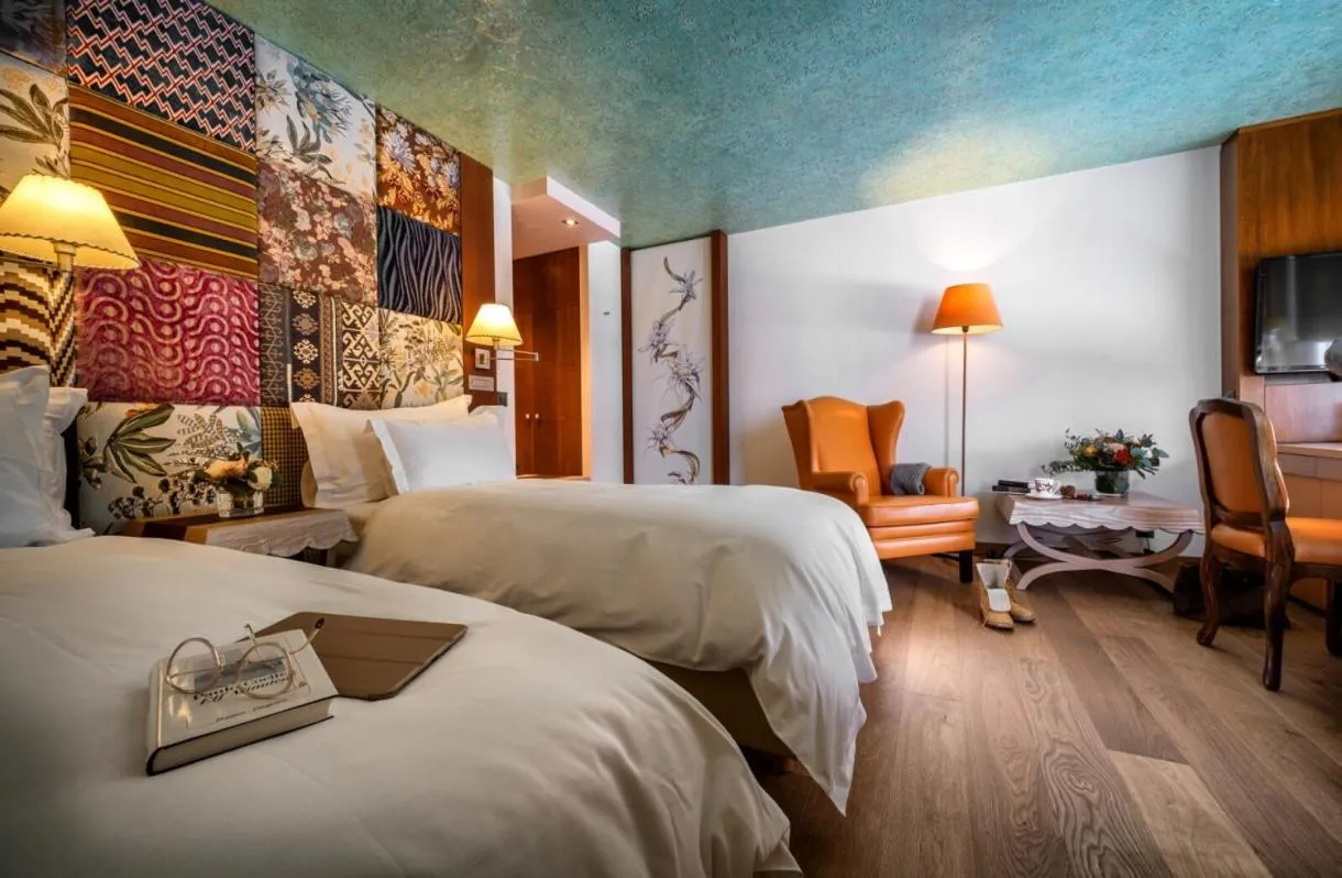 Bed in Tschuggen Grand Hotel - The Leading Hotels of the World