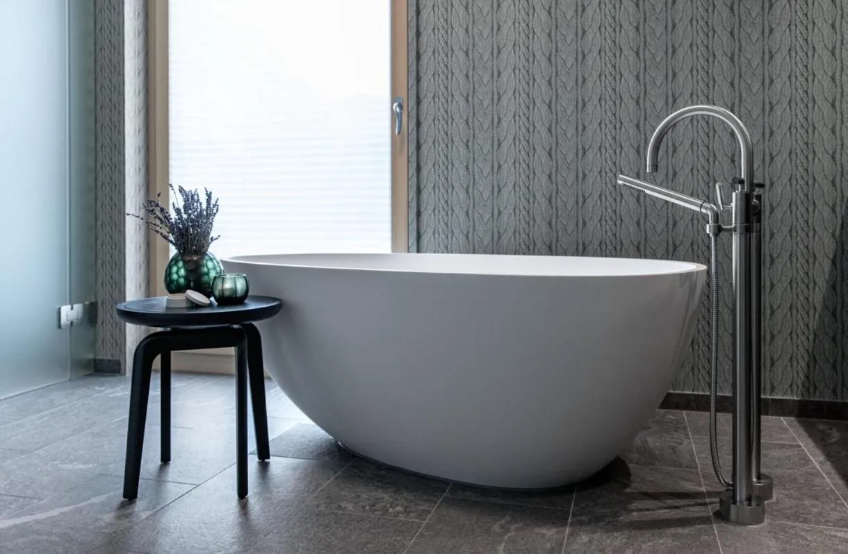 Bathroom in Tschuggen Grand Hotel - The Leading Hotels of the World