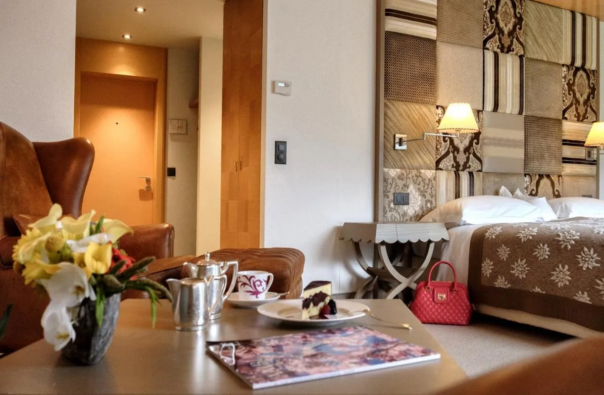 Bed in Tschuggen Grand Hotel - The Leading Hotels of the World