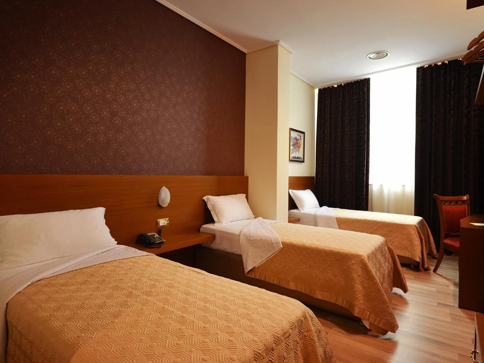 Bed in Hotel Austria