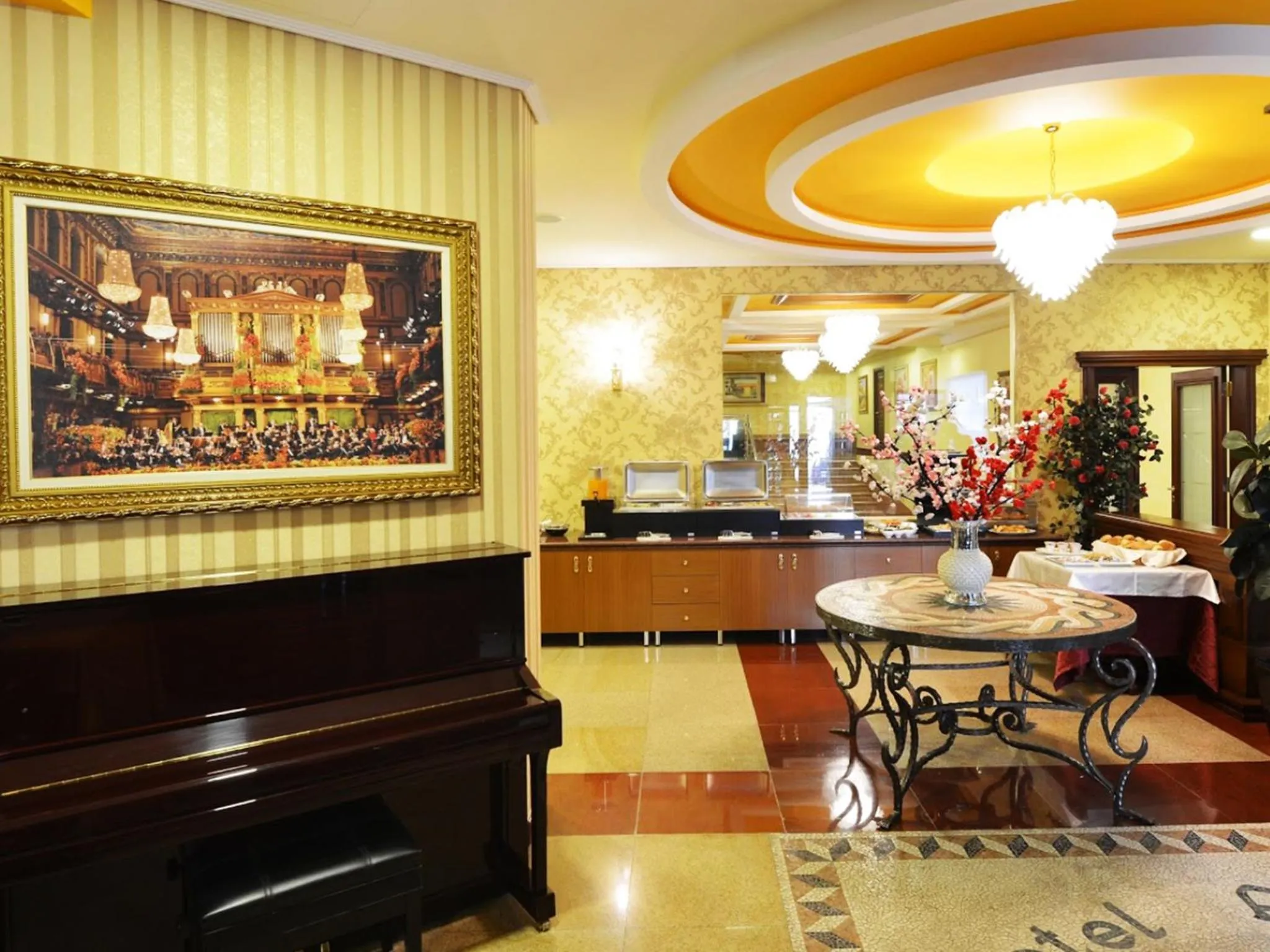 Decorative detail in Hotel Austria