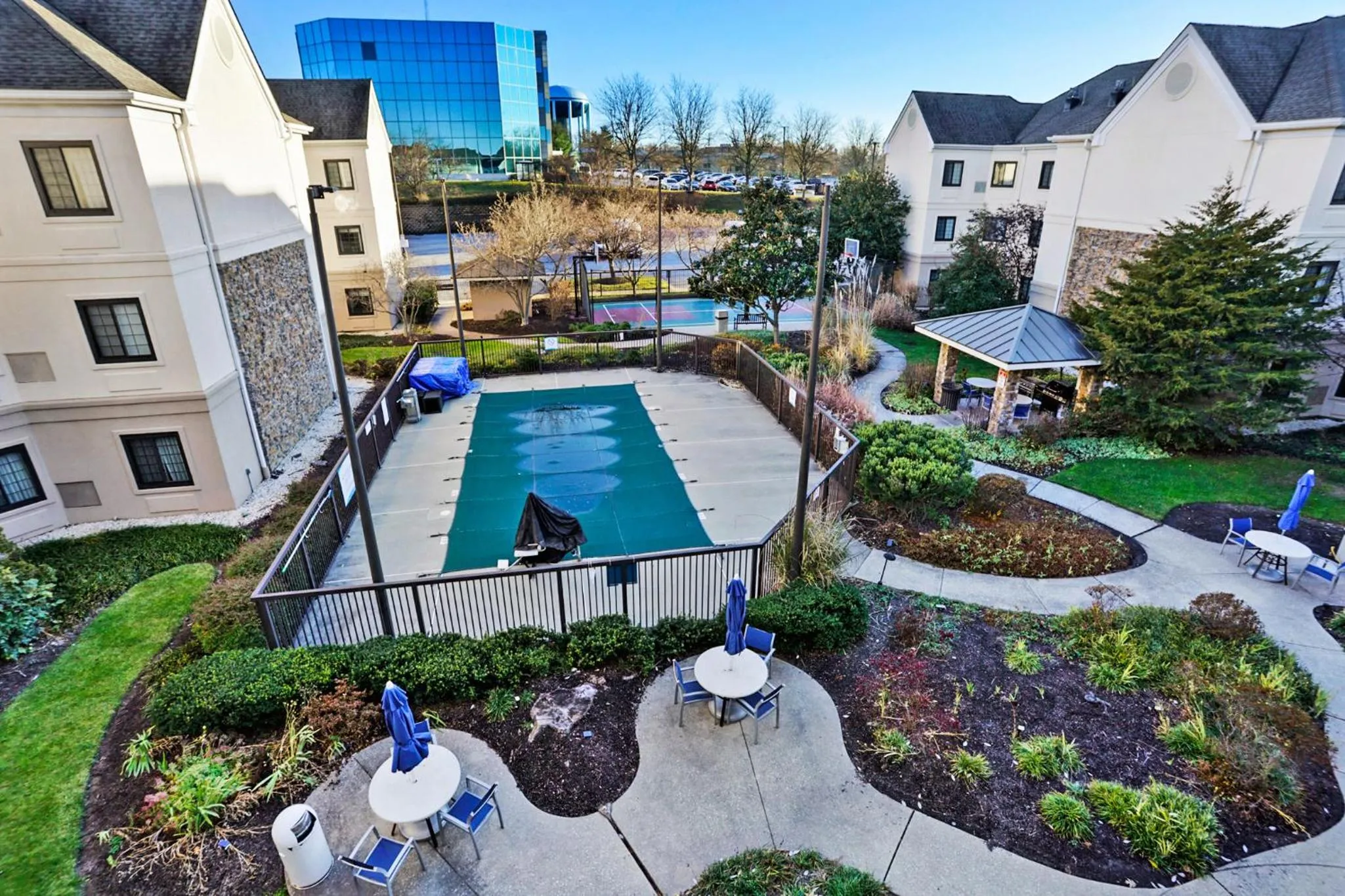 Inner courtyard view in Staybridge Suites Columbia - Baltimore by IHG