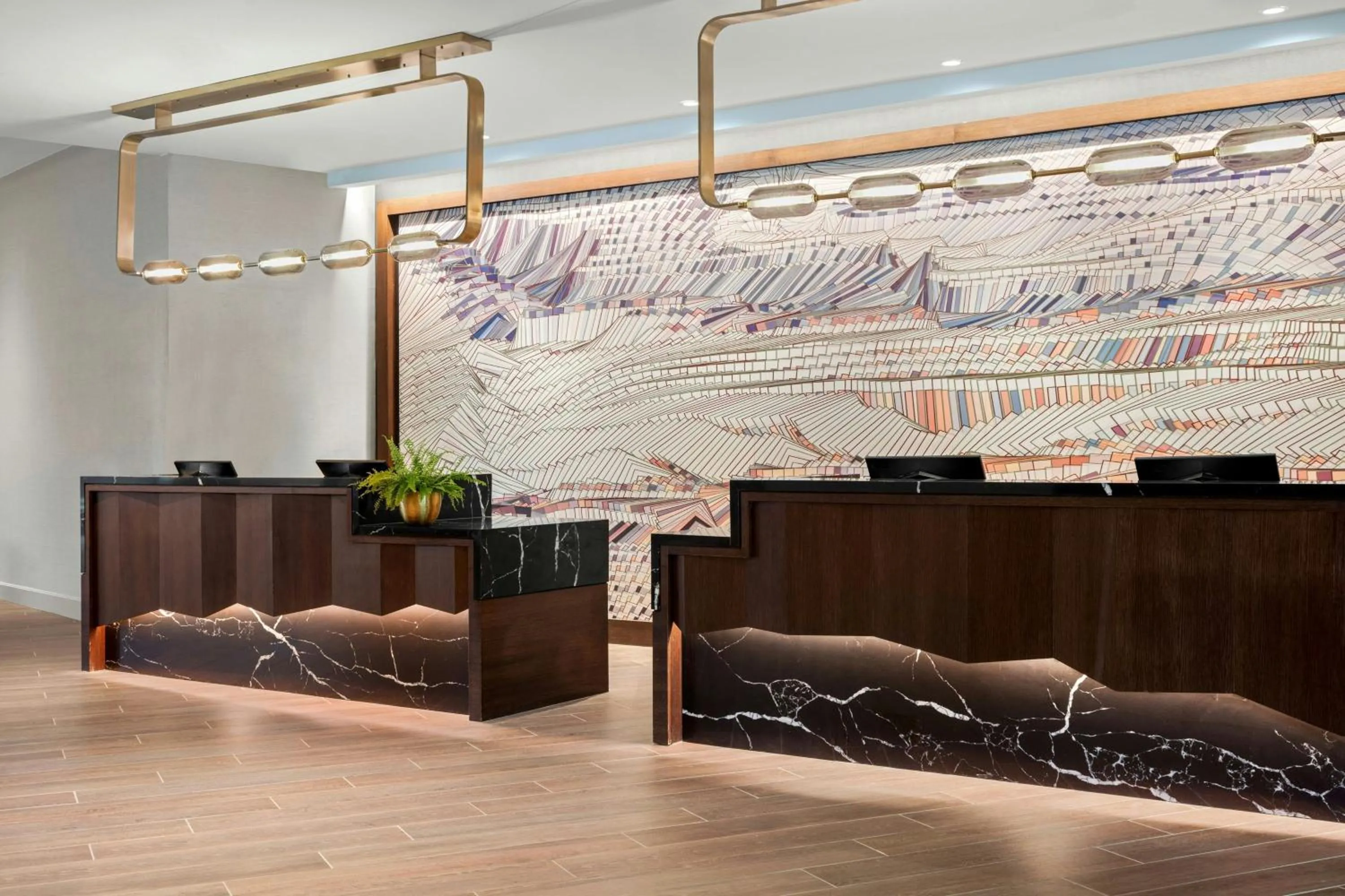 Lobby or reception in Marriott San Antonio Airport