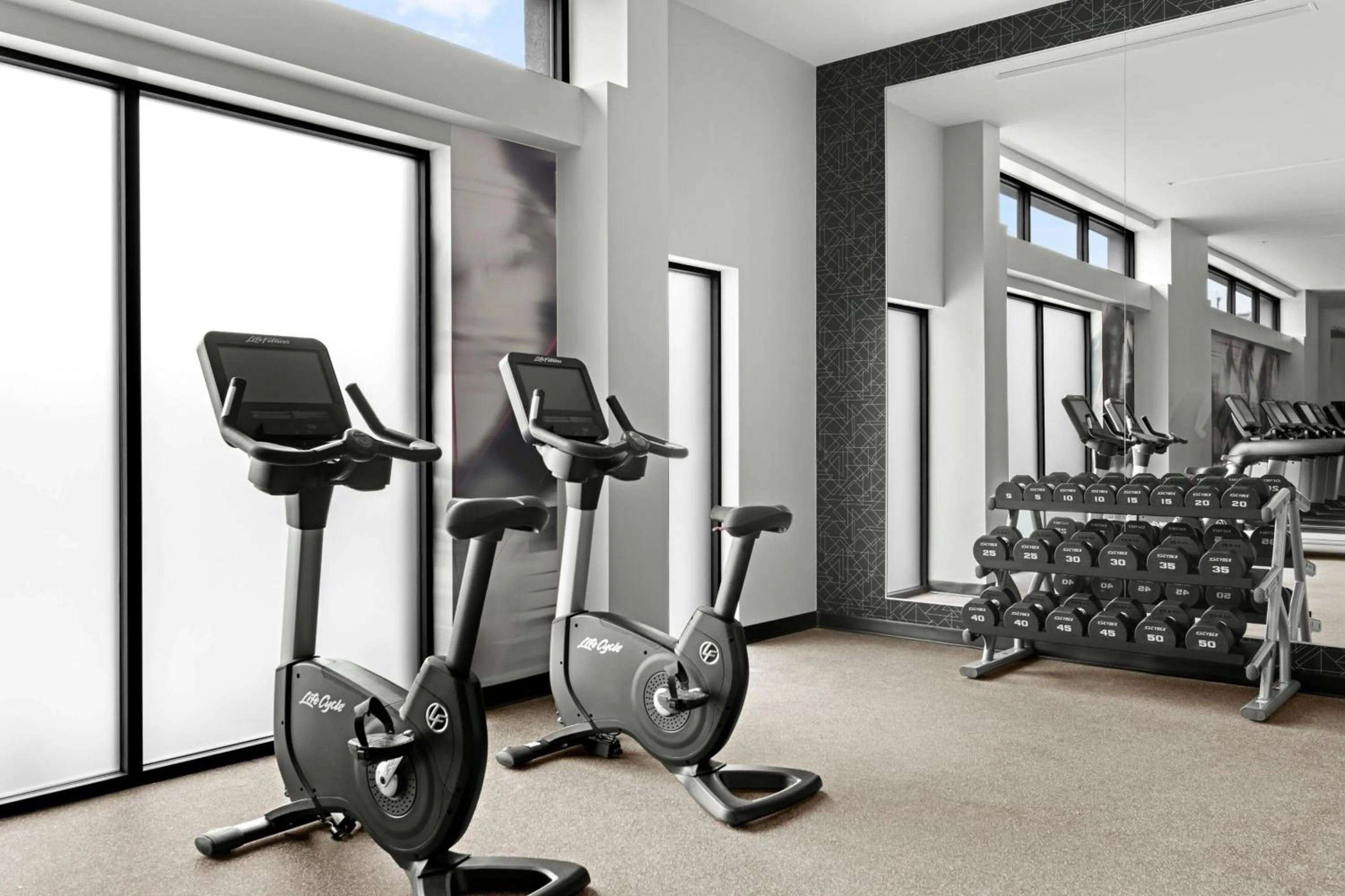 Fitness centre/facilities in Marriott San Antonio Airport