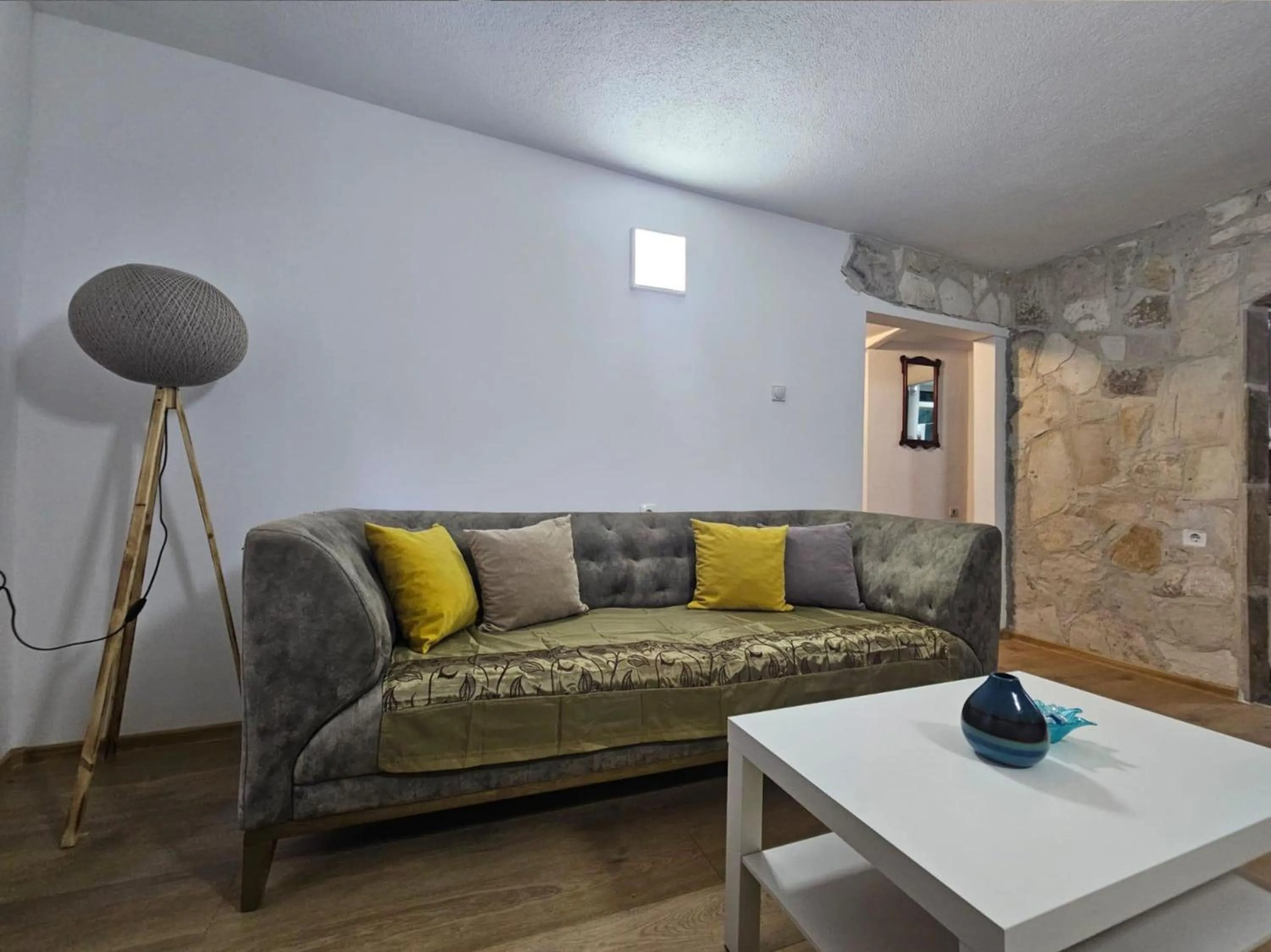 Living room in Athos Guesthouse