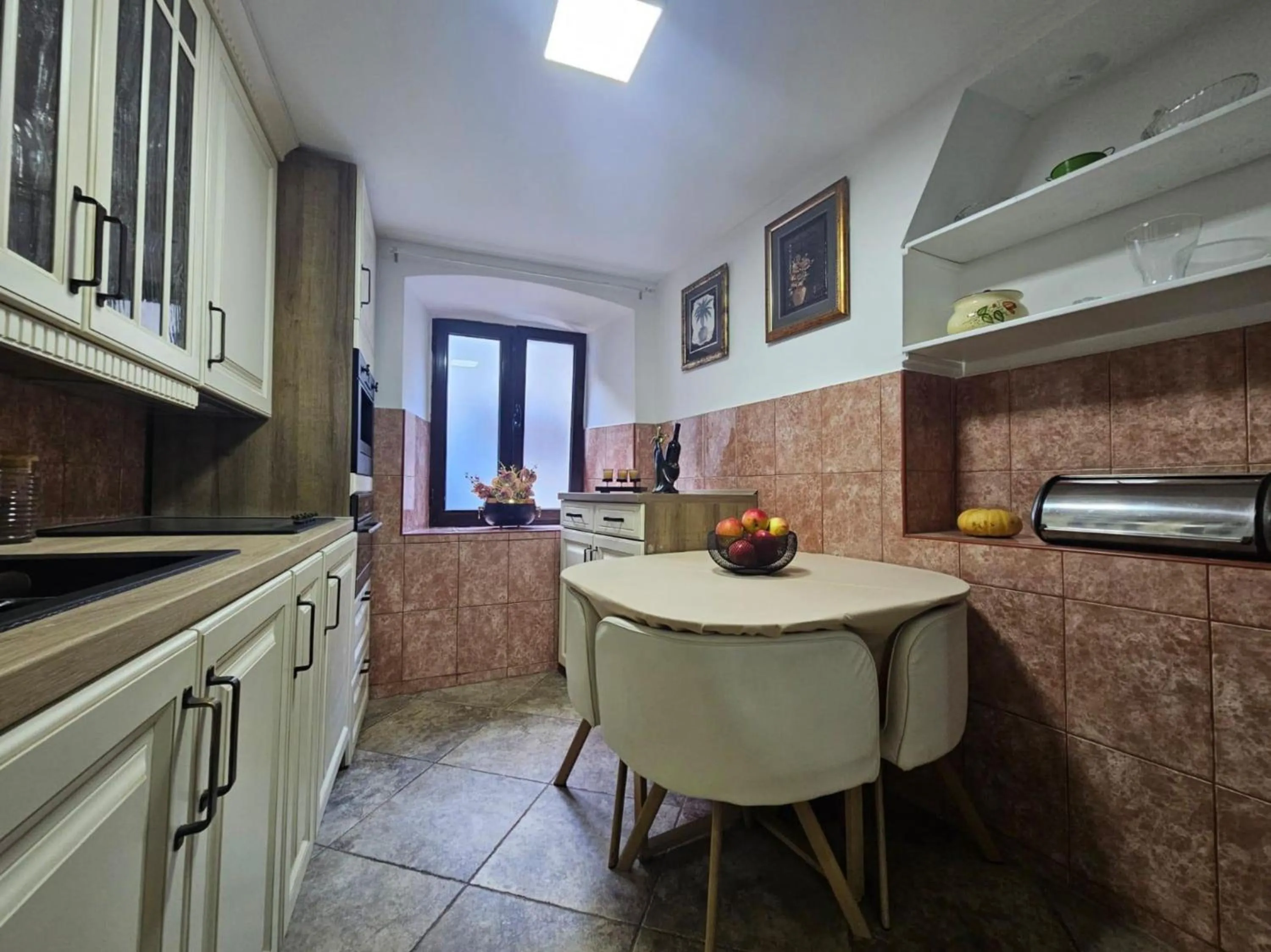 Kitchen or kitchenette in Athos Guesthouse