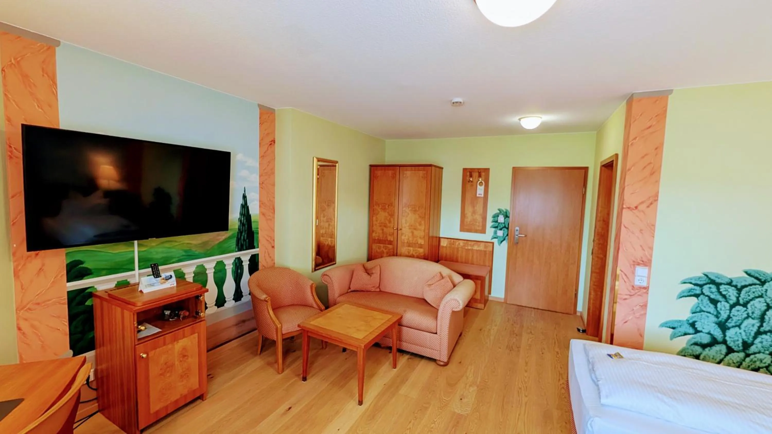 TV and multimedia, Bed in Hotel Restaurant Felix