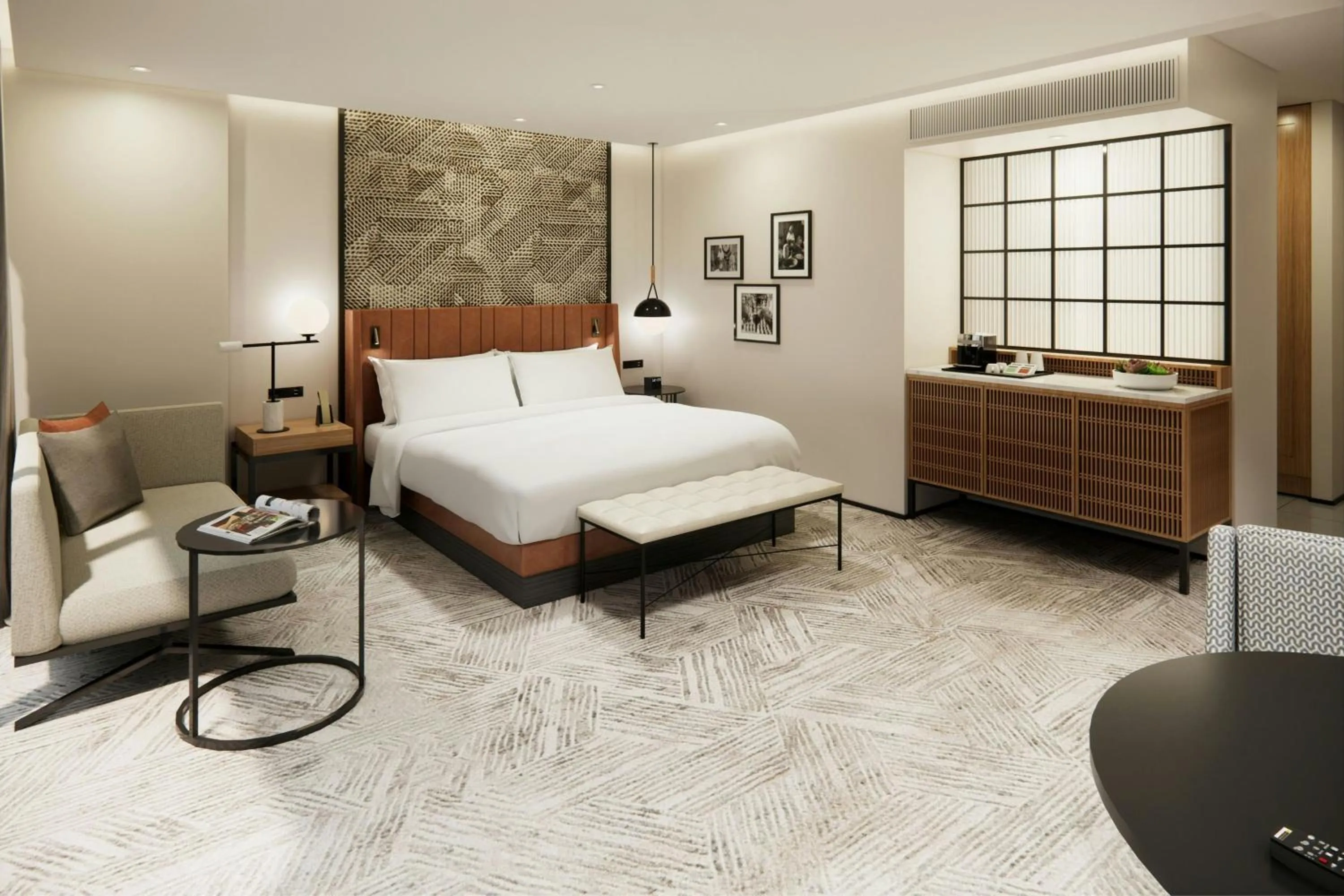 Photo of the whole room, Bed in Sheraton Bahrain Hotel