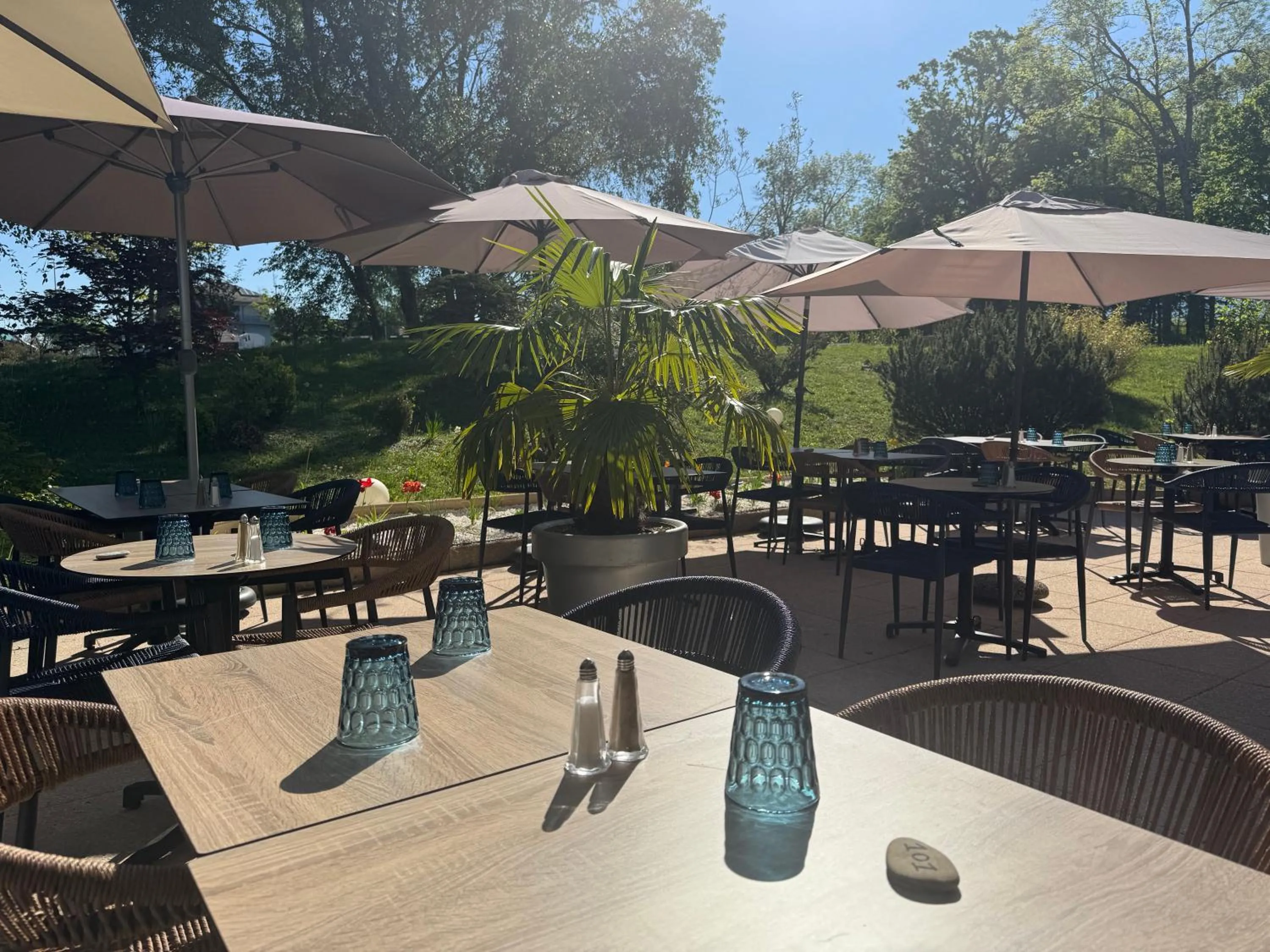 Patio in Hôtel Côté Sud Léman