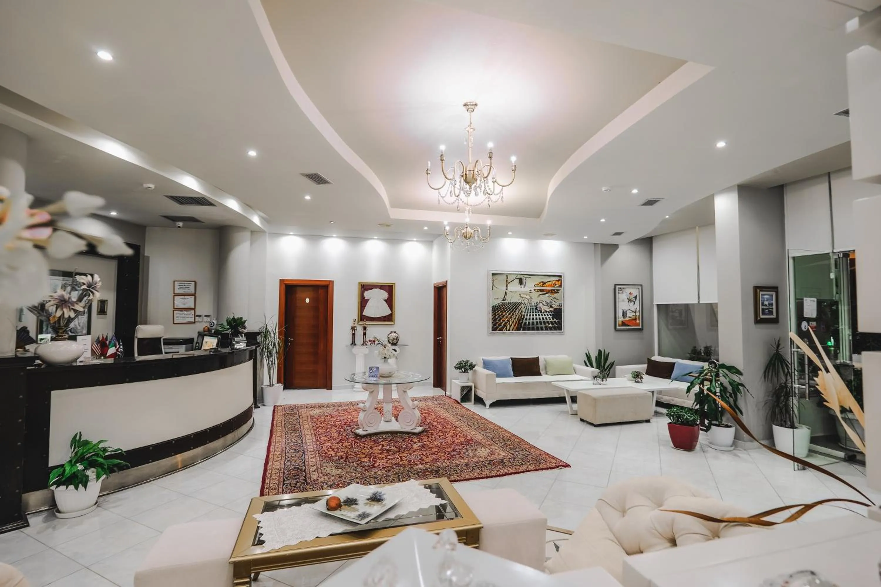 Lobby or reception in Hotel Oasis