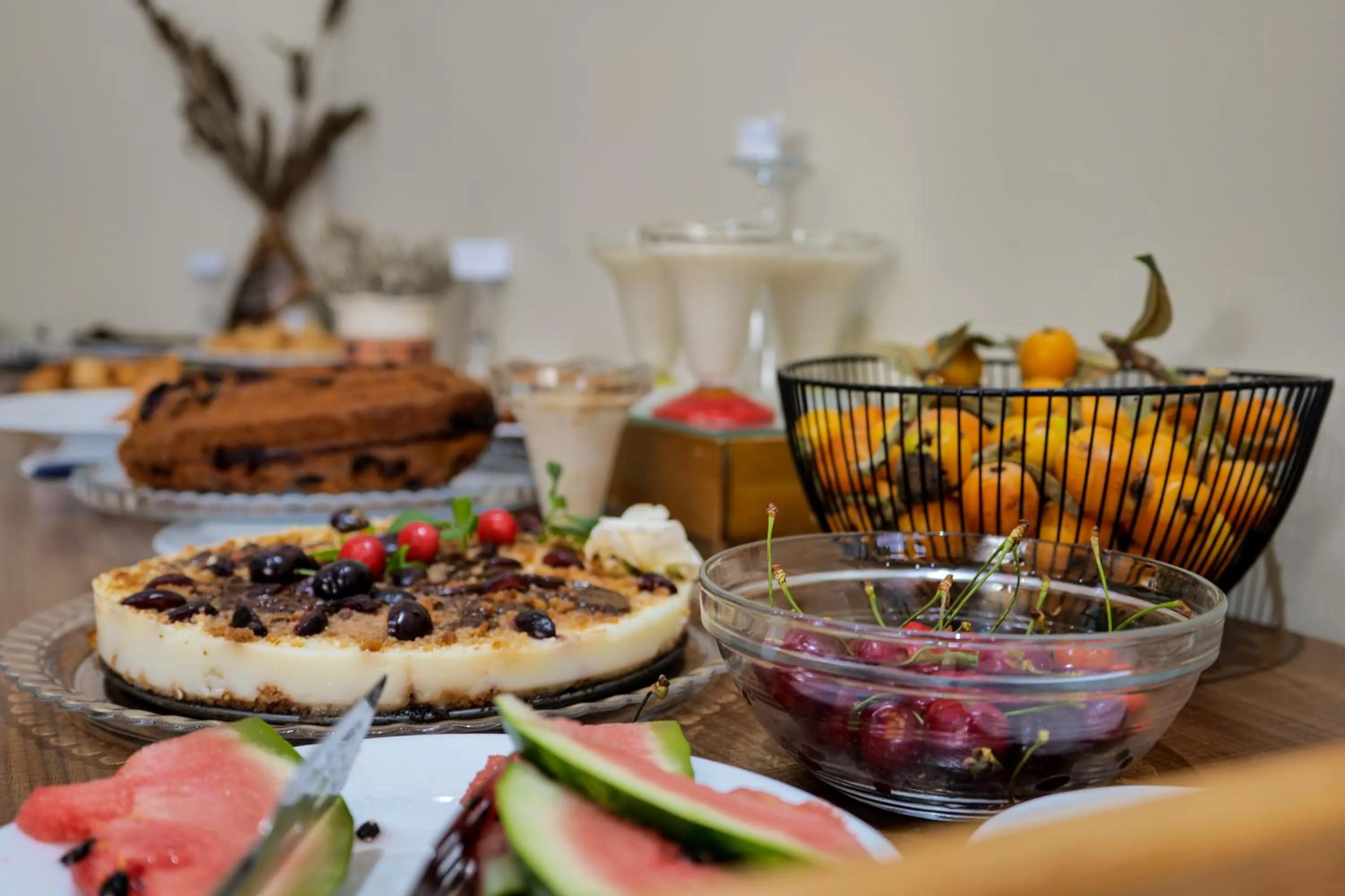 Buffet breakfast in Hotel Oasis