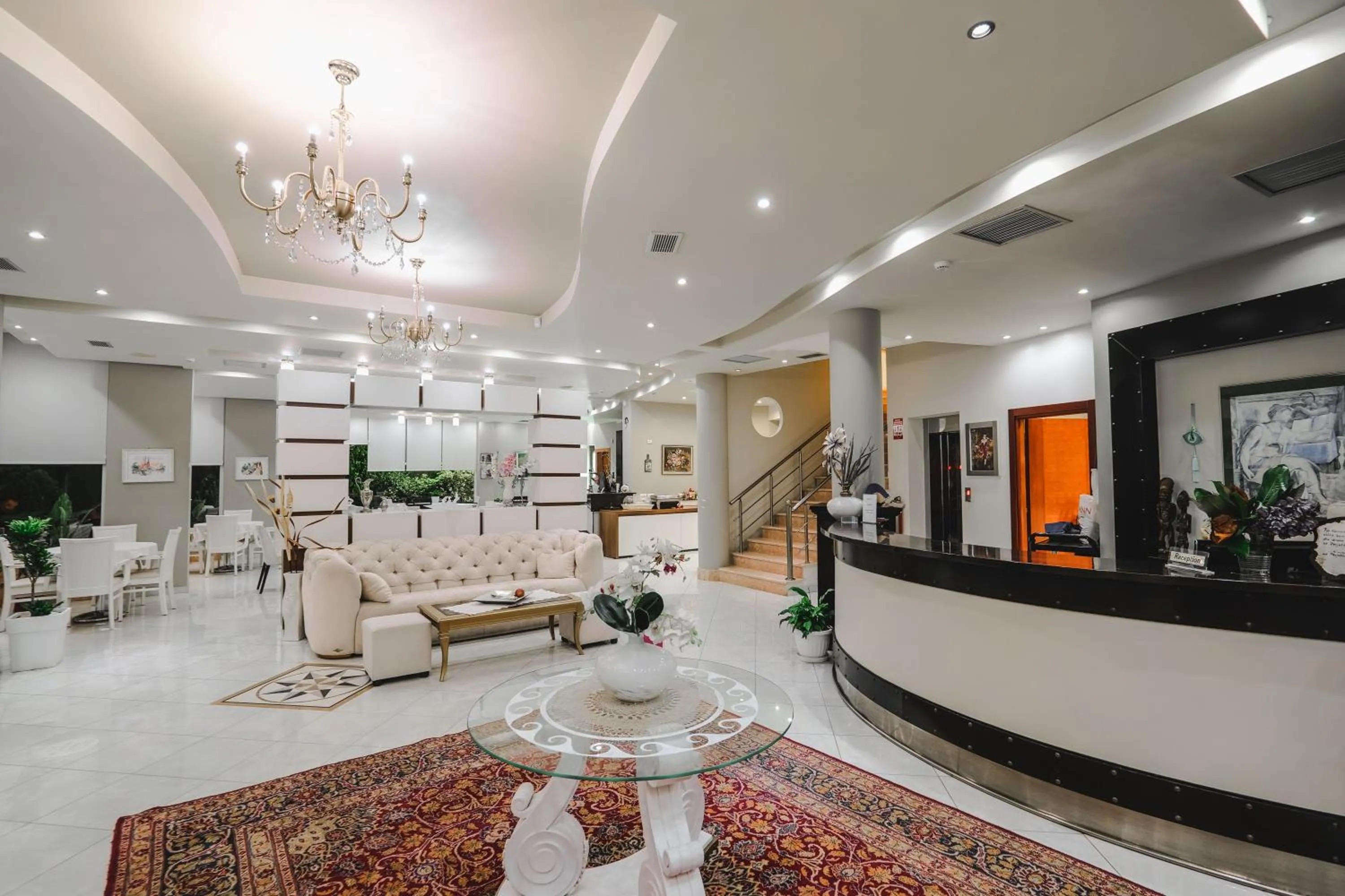 Lobby or reception in Hotel Oasis