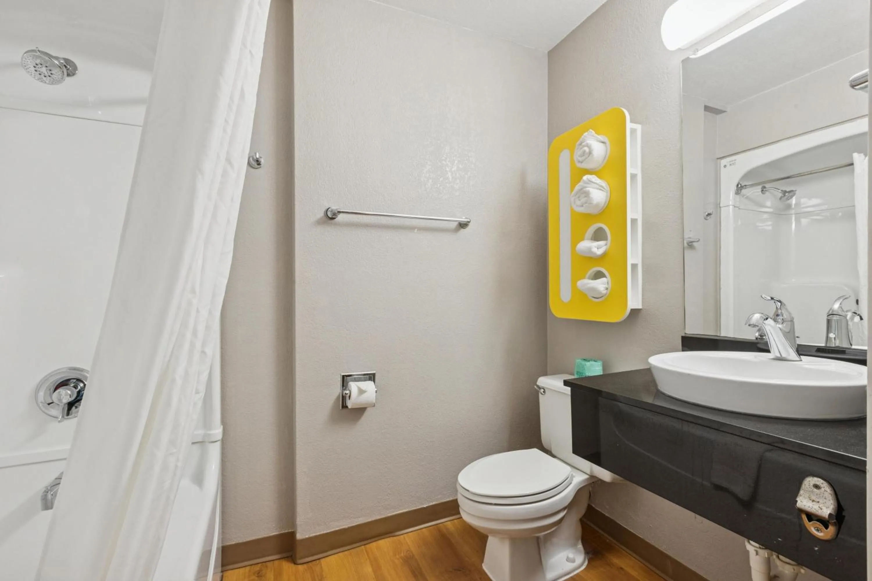 Bathroom in Motel 6-Piscataway, NJ