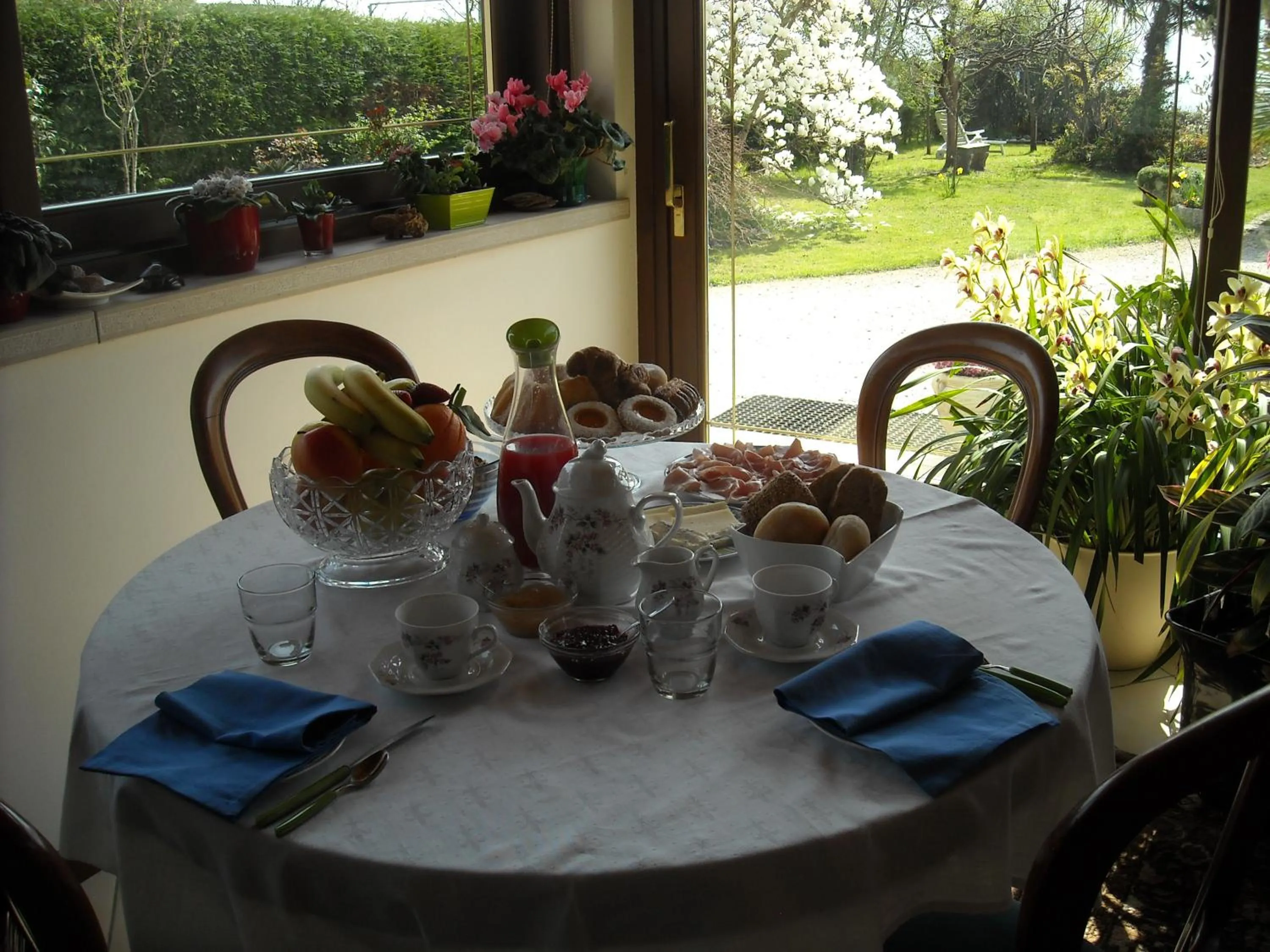 Garden view in Green Rose