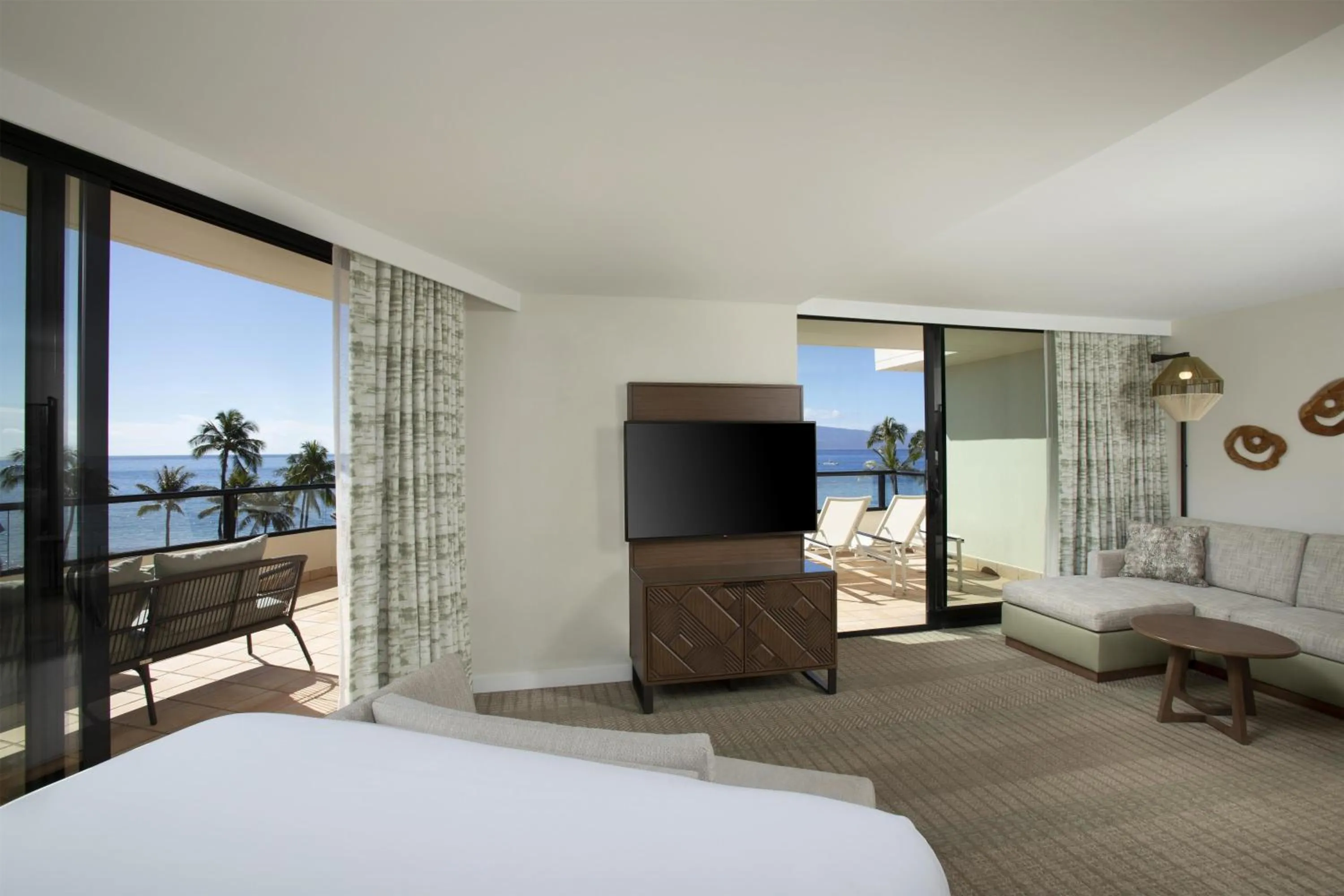 View (from property/room), Bed in Hyatt Regency Maui Resort & Spa