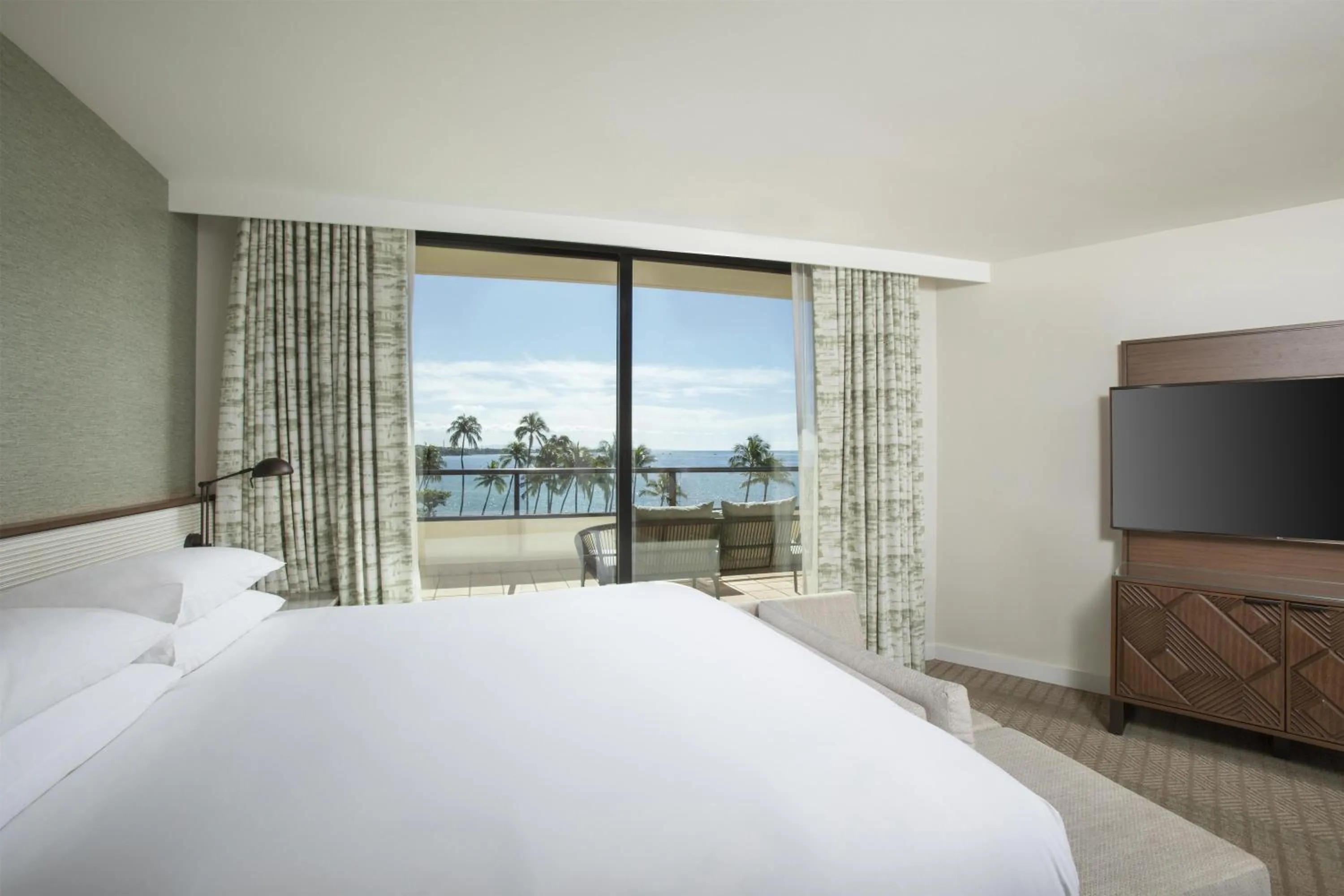 View (from property/room), Bed in Hyatt Regency Maui Resort & Spa