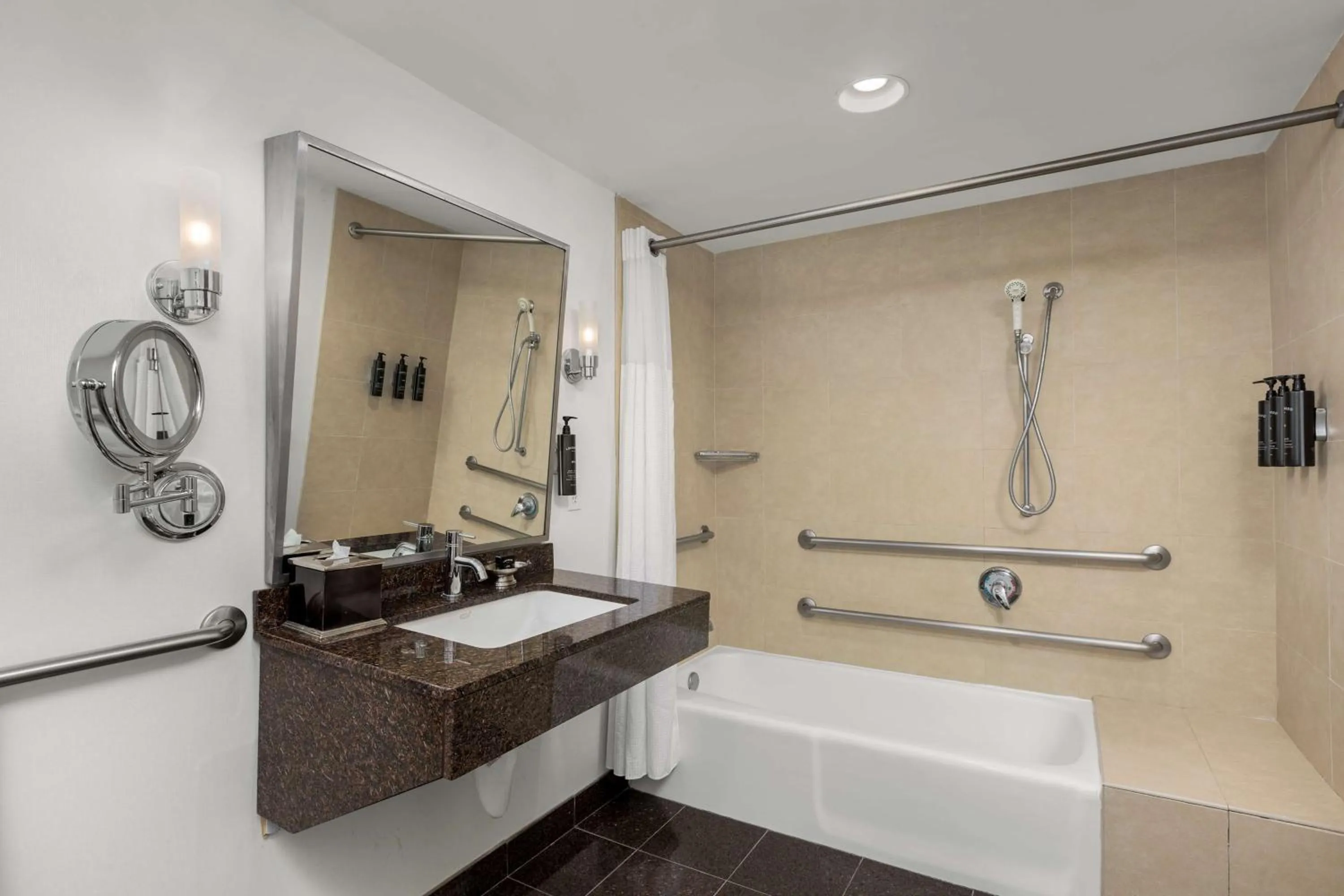 Bathroom in The Verve Boston Natick, Tapestry Collection by Hilton