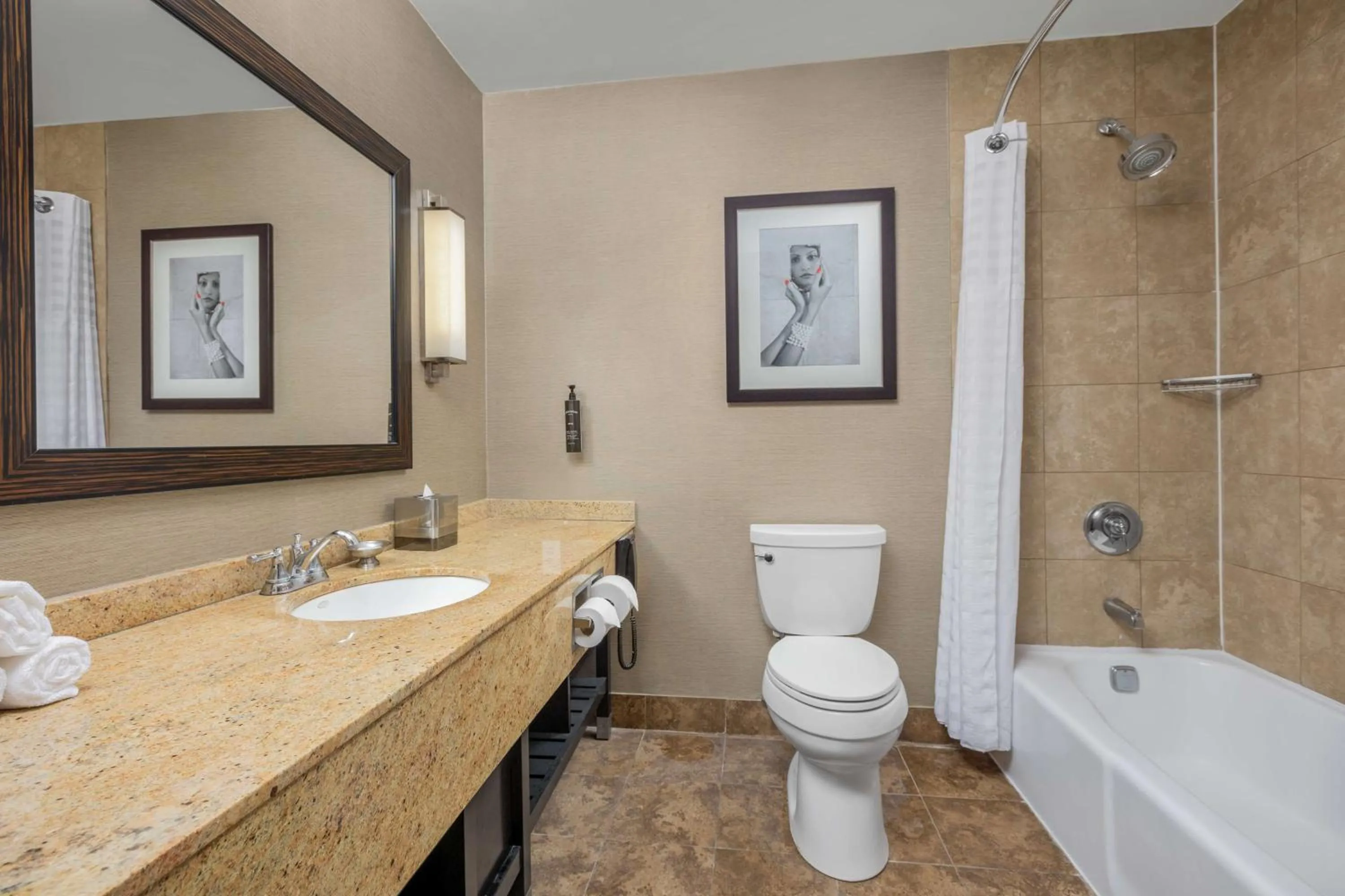 Bathroom in The Verve Boston Natick, Tapestry Collection by Hilton