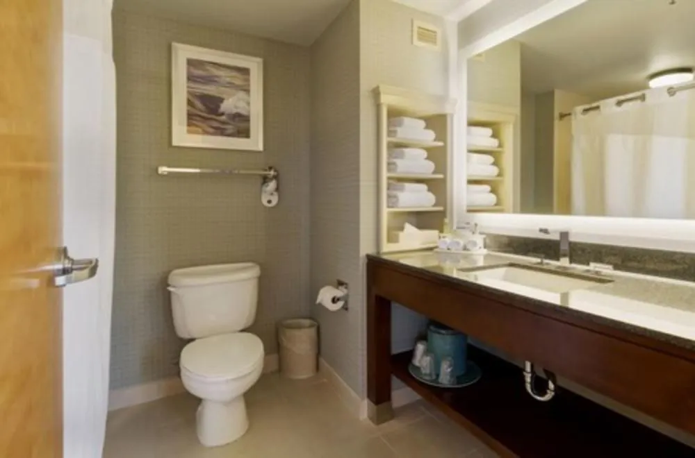 Toilet in Holiday Inn Express Hotel & Suites Warwick-Providence Airport by IHG