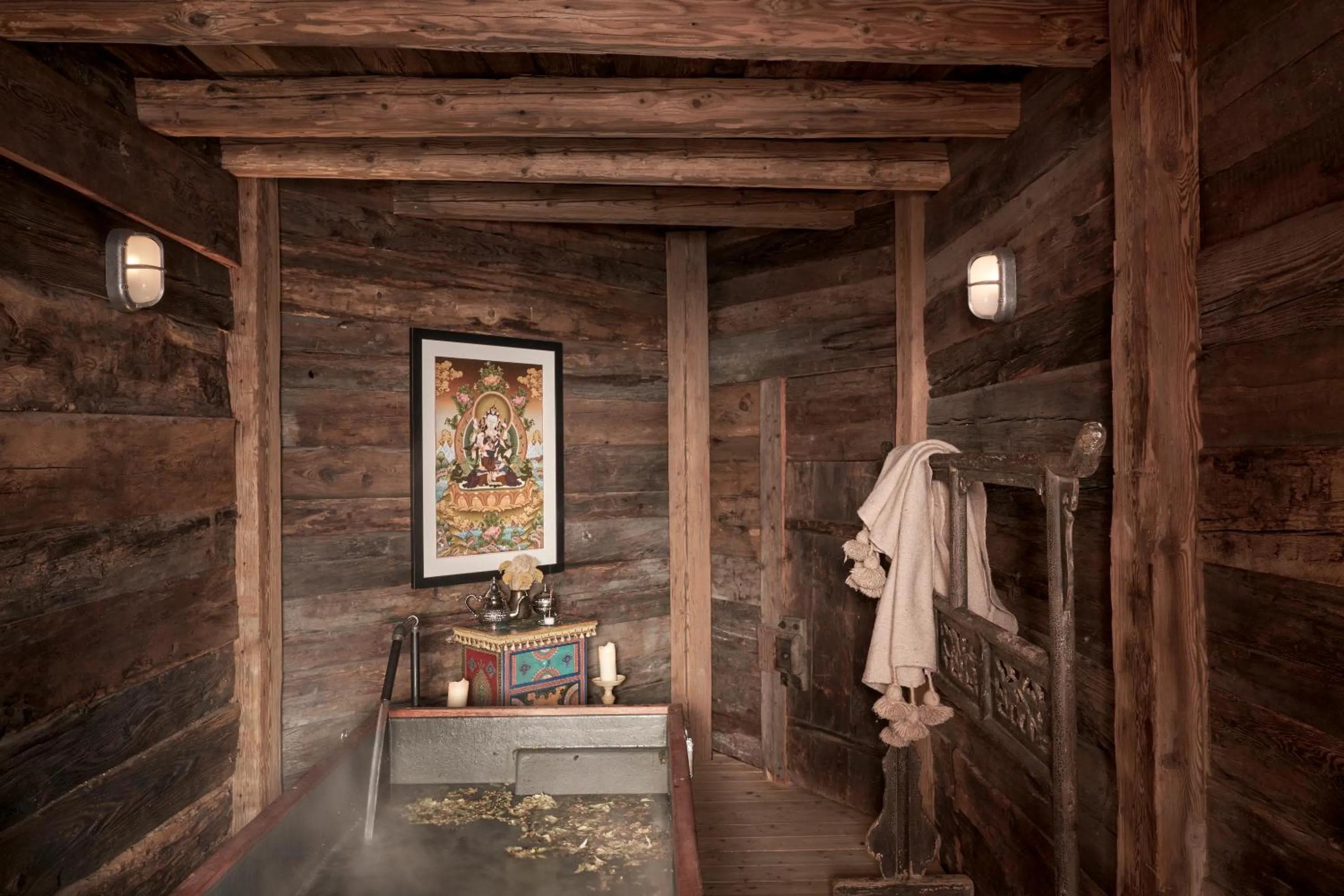 Steam room in CERVO Mountain Resort