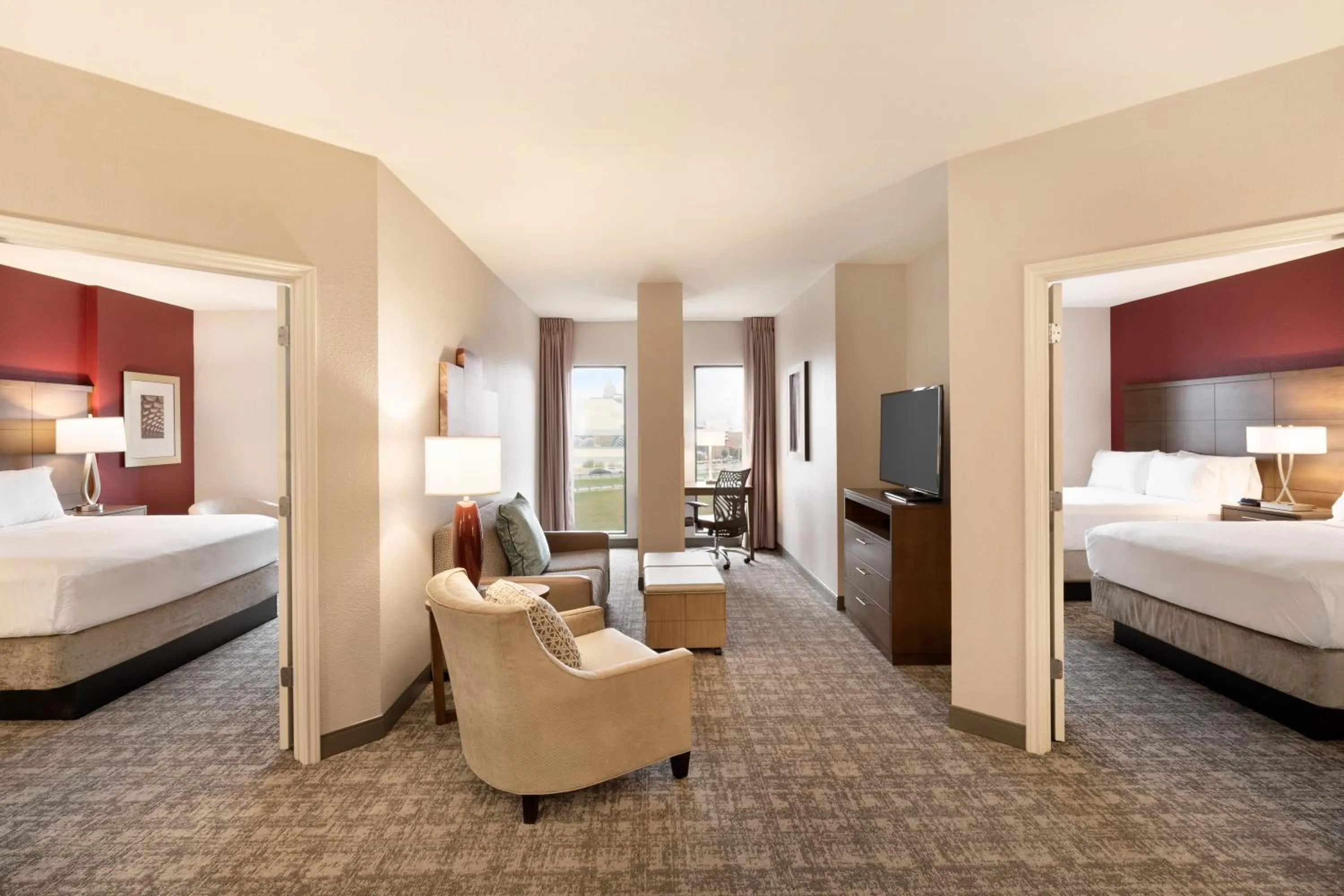 Bedroom, Bed in Staybridge Suites San Antonio Downtown Convention Center by IHG