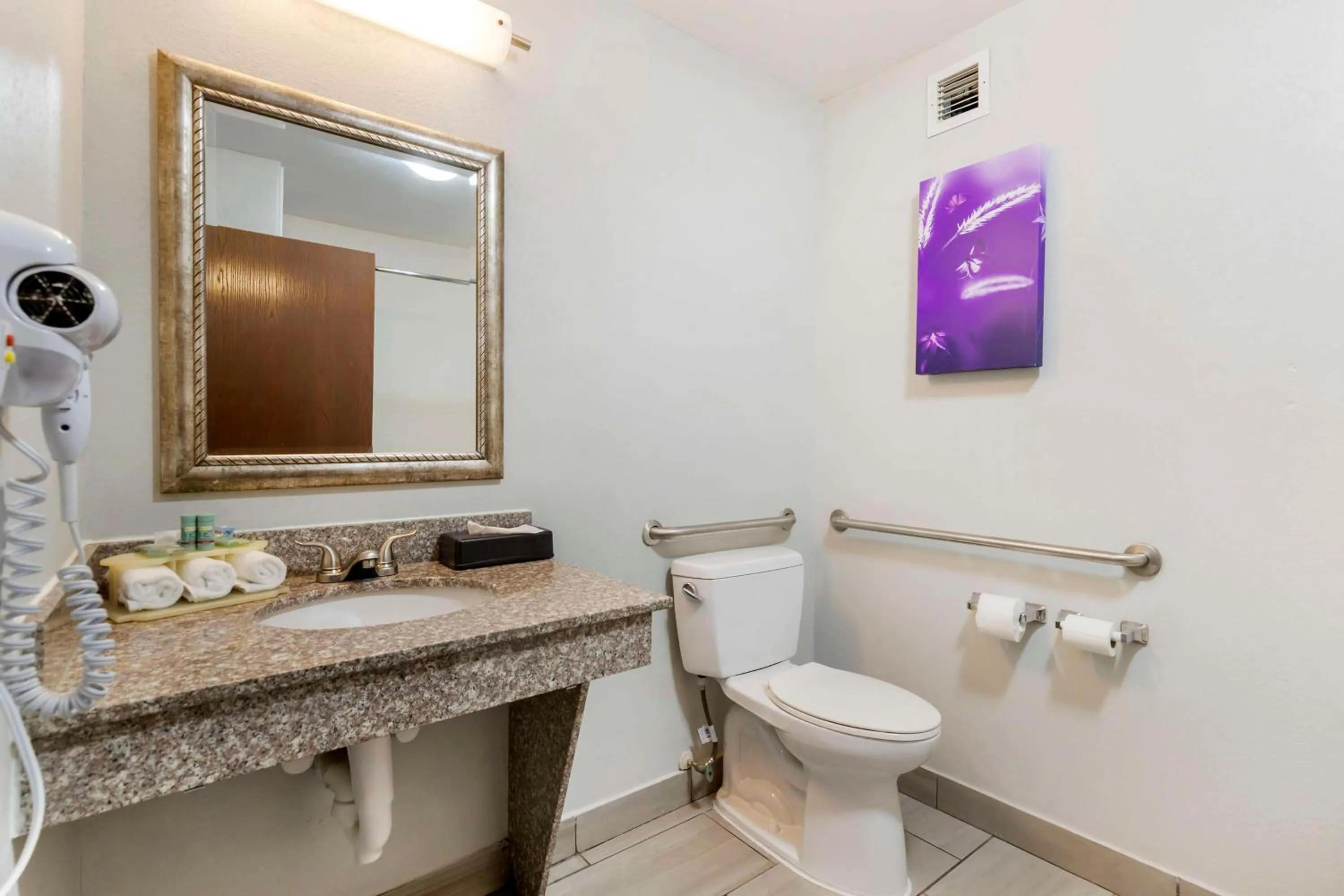 Bathroom in Best Western Medical Center North Inn & Suites Near Six Flags