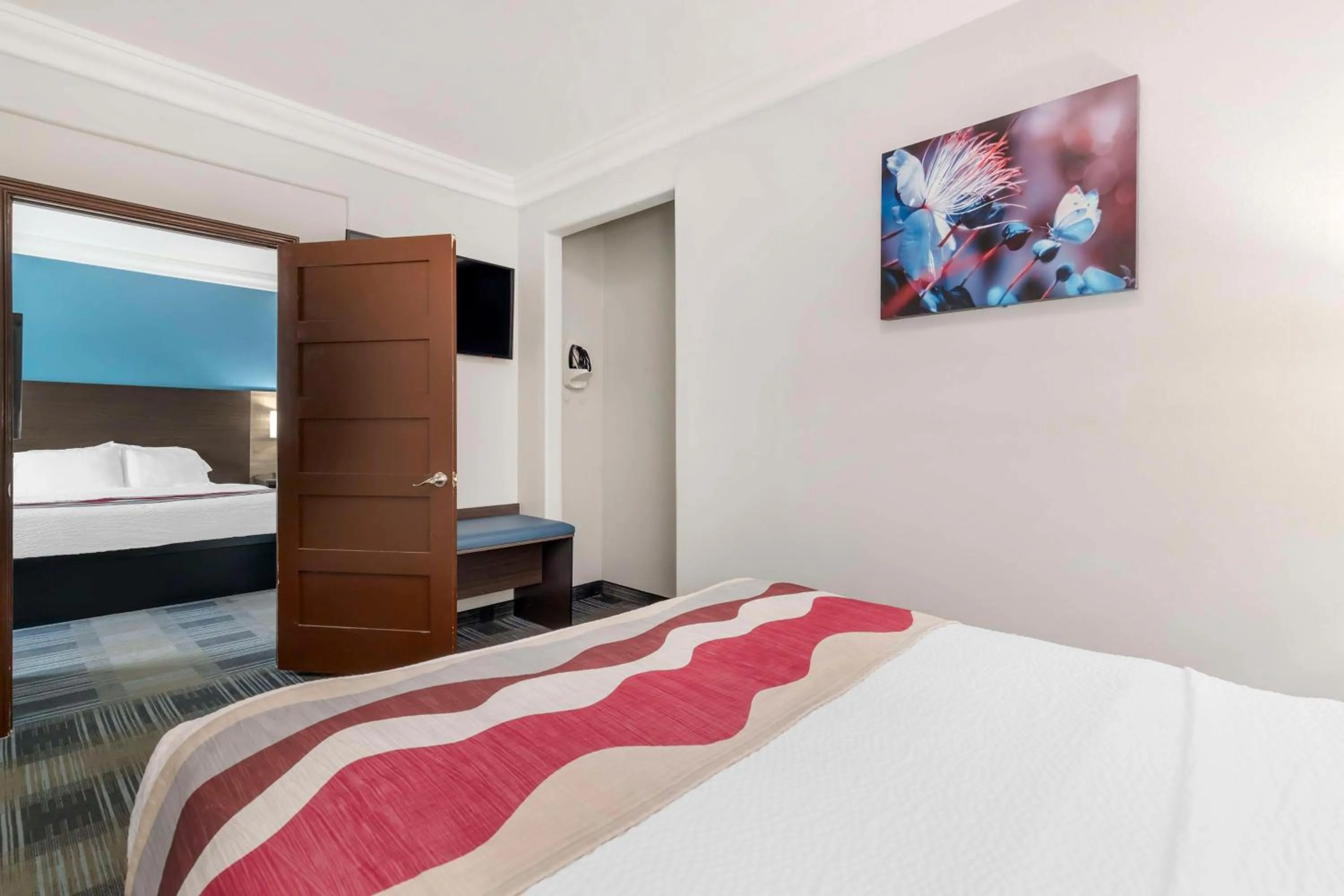 Photo of the whole room, Bed in Best Western Medical Center North Inn & Suites Near Six Flags