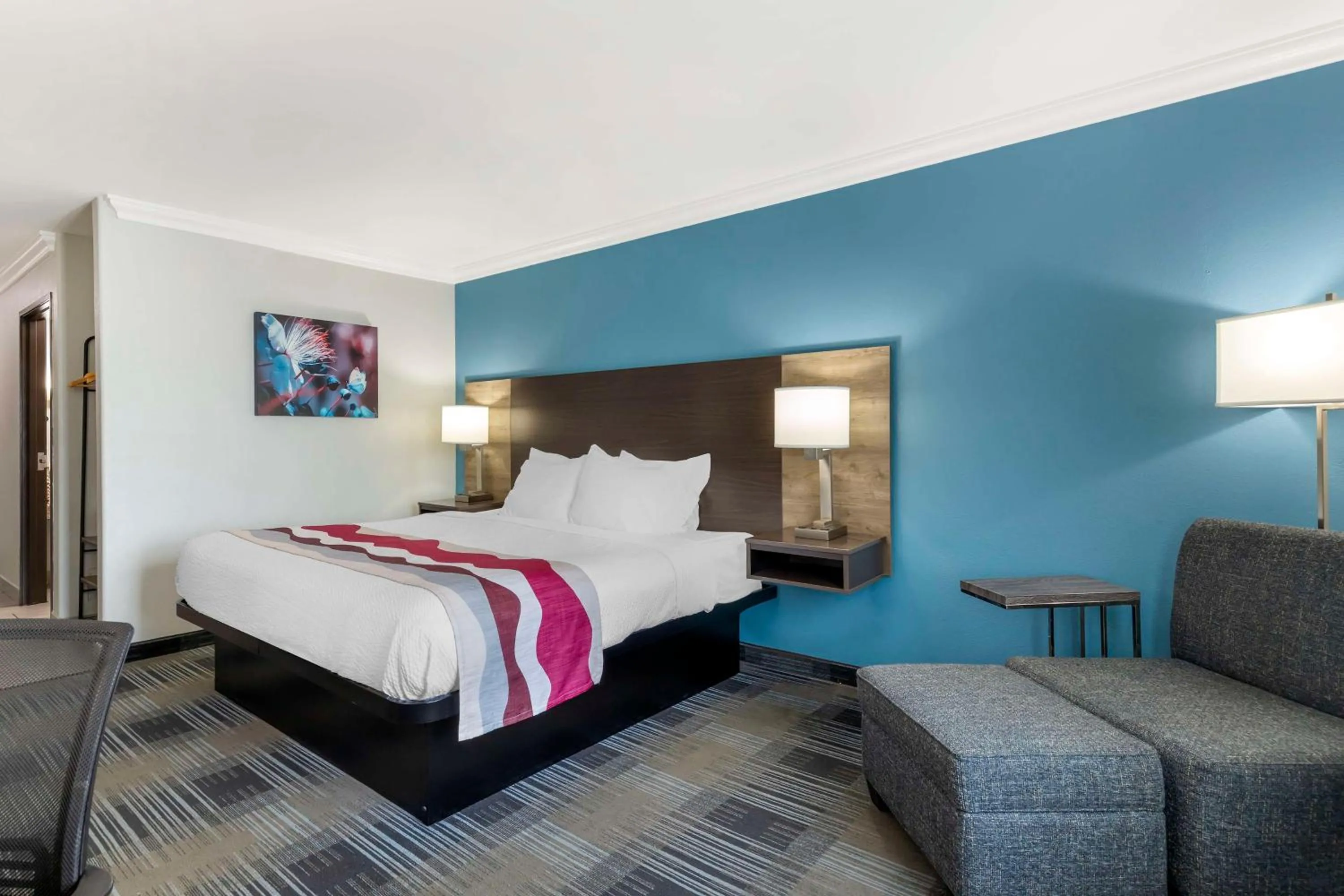 Bedroom, Bed in Best Western Medical Center North Inn & Suites Near Six Flags