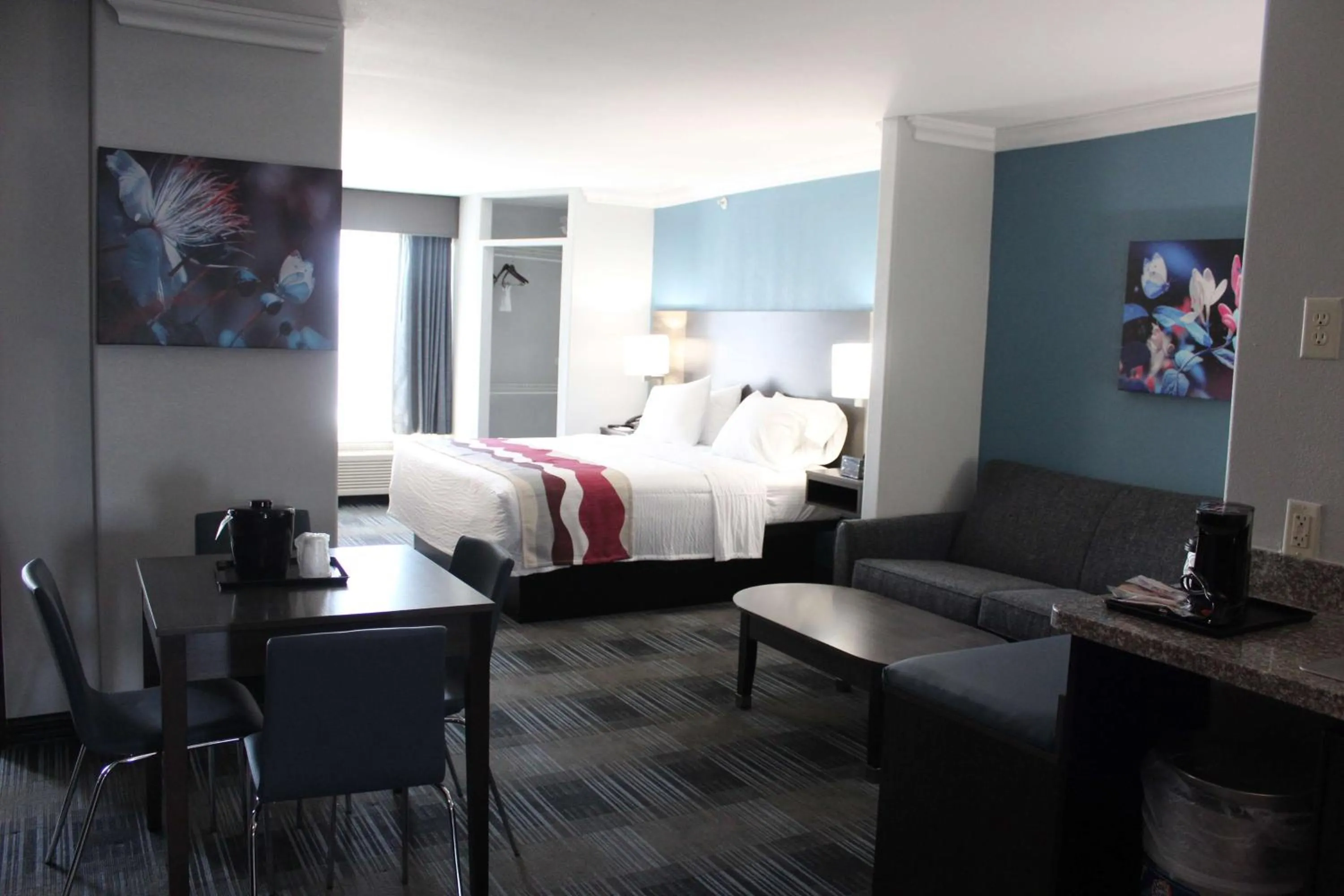 Bedroom, Bed in Best Western Medical Center North Inn & Suites Near Six Flags