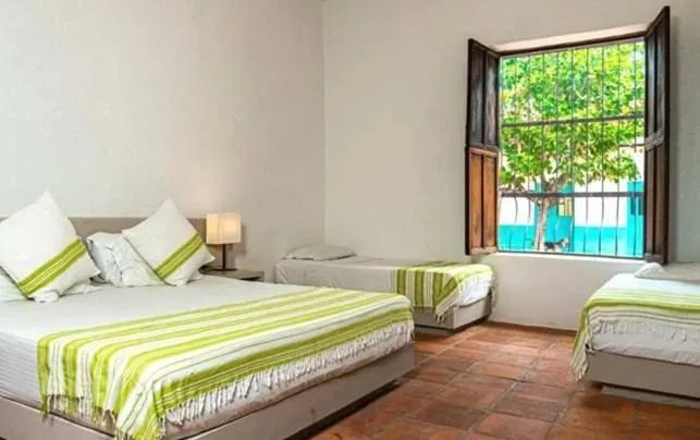 Bed in Hotel San German