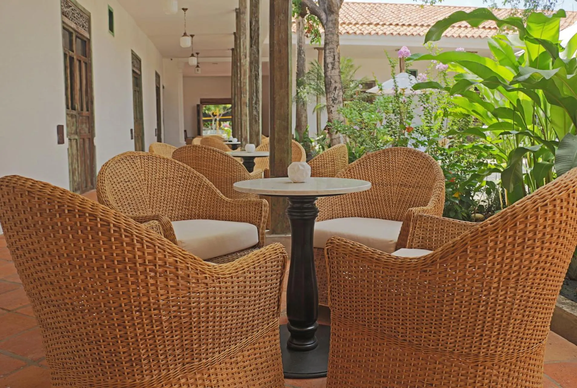Patio in Hotel San German