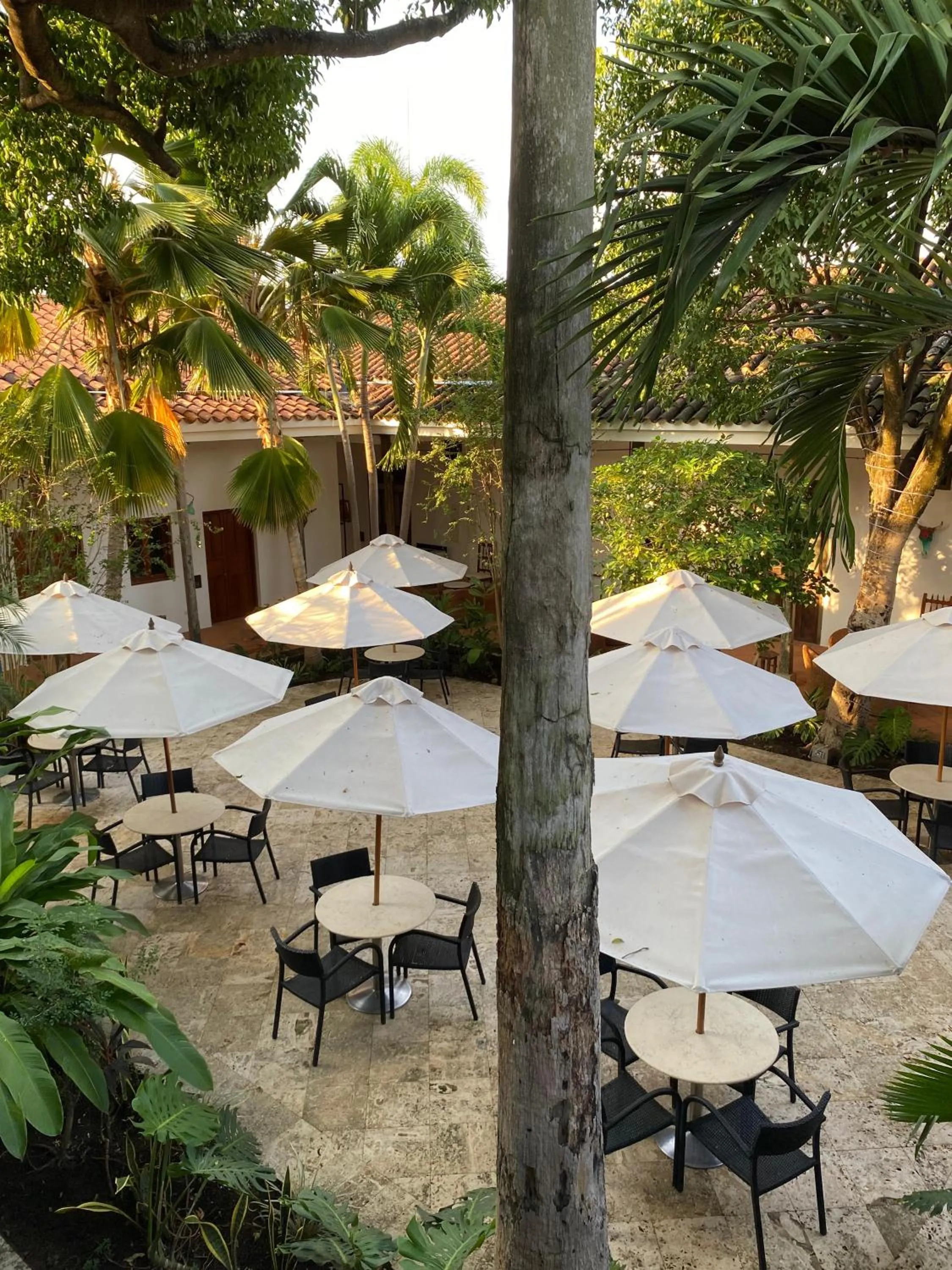Patio in Hotel San German