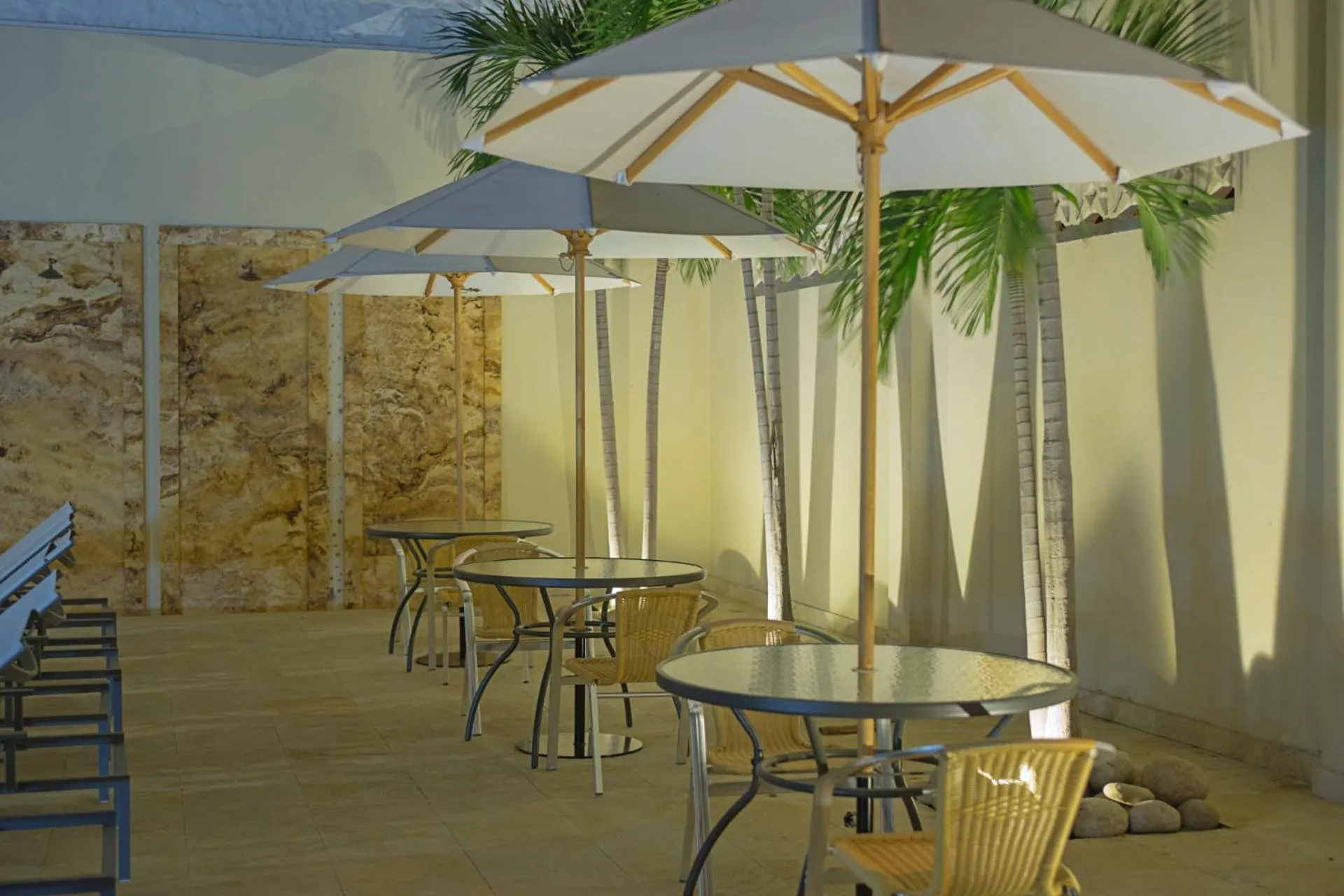 Patio in Hotel San German