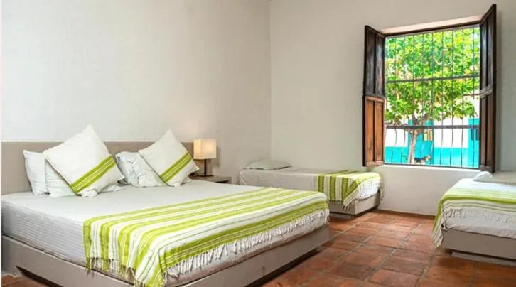 Bed in Hotel San German