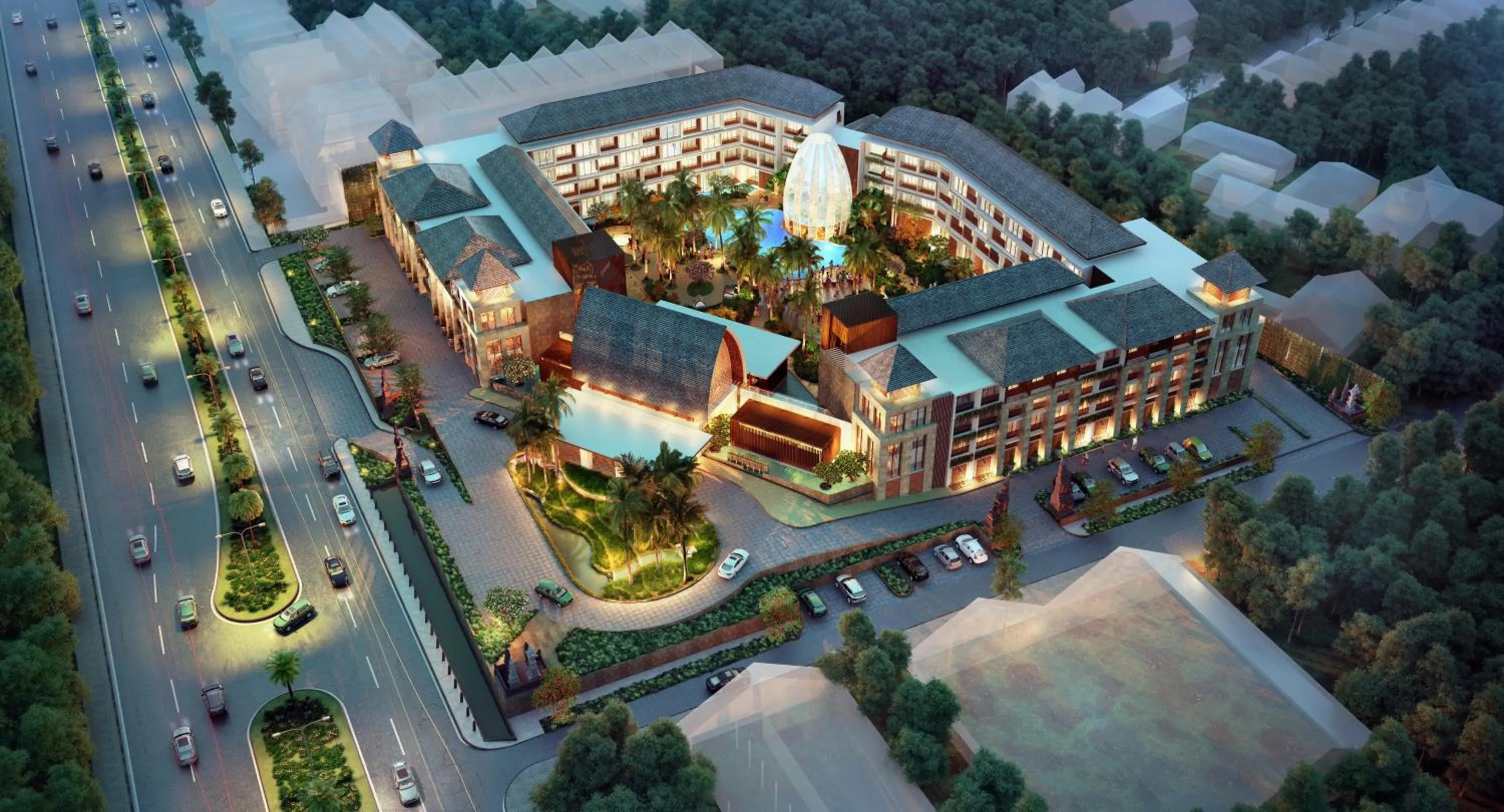 Property building in Golden Tulip Jineng Resort Bali