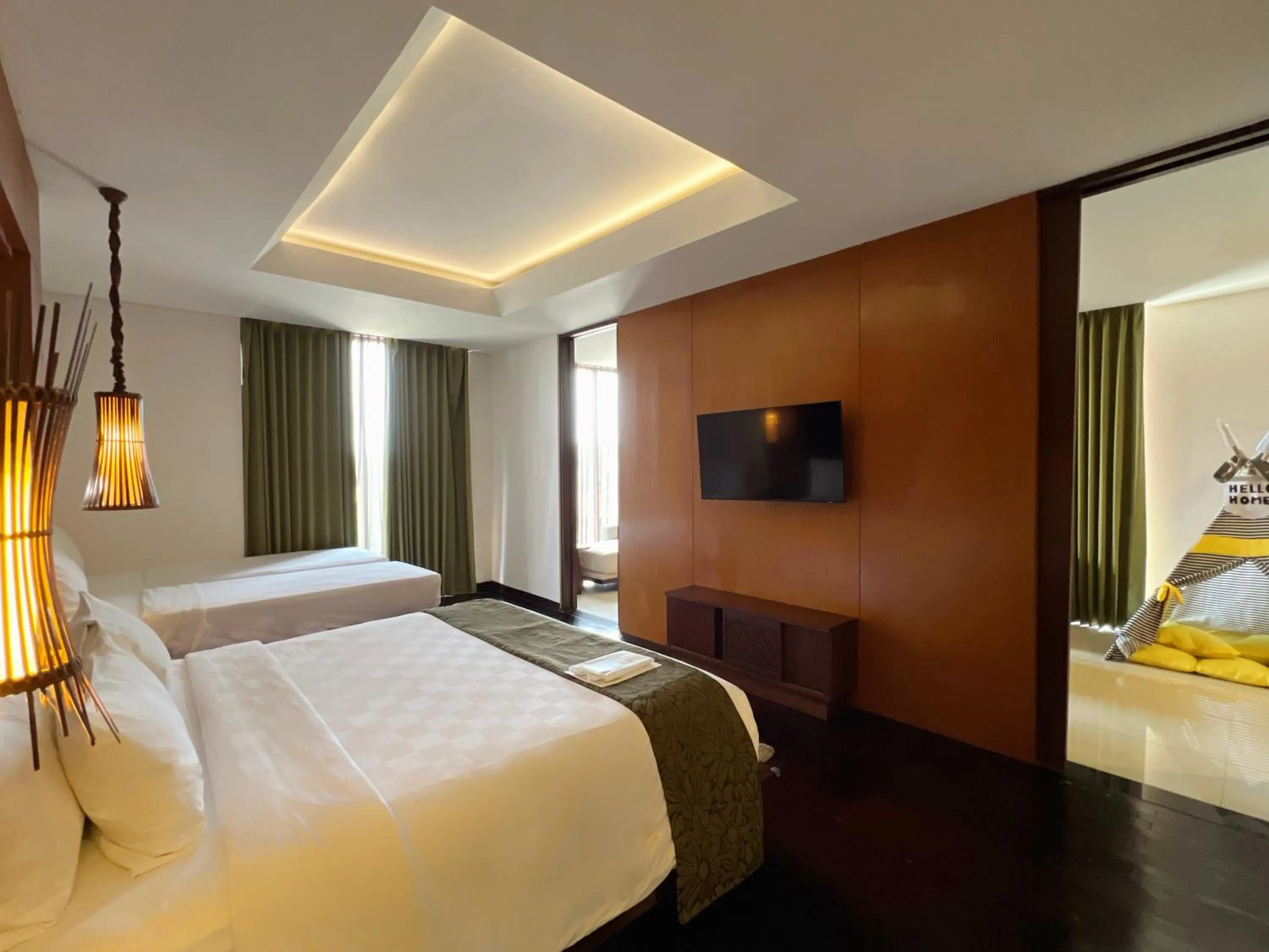Bed in Golden Tulip Jineng Resort Bali
