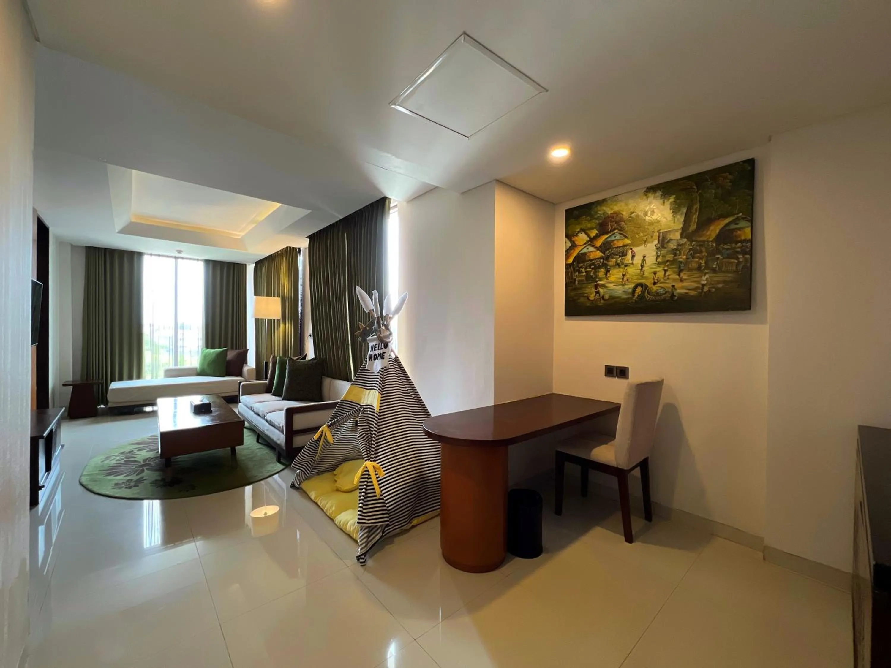 Living room in Golden Tulip Jineng Resort Bali