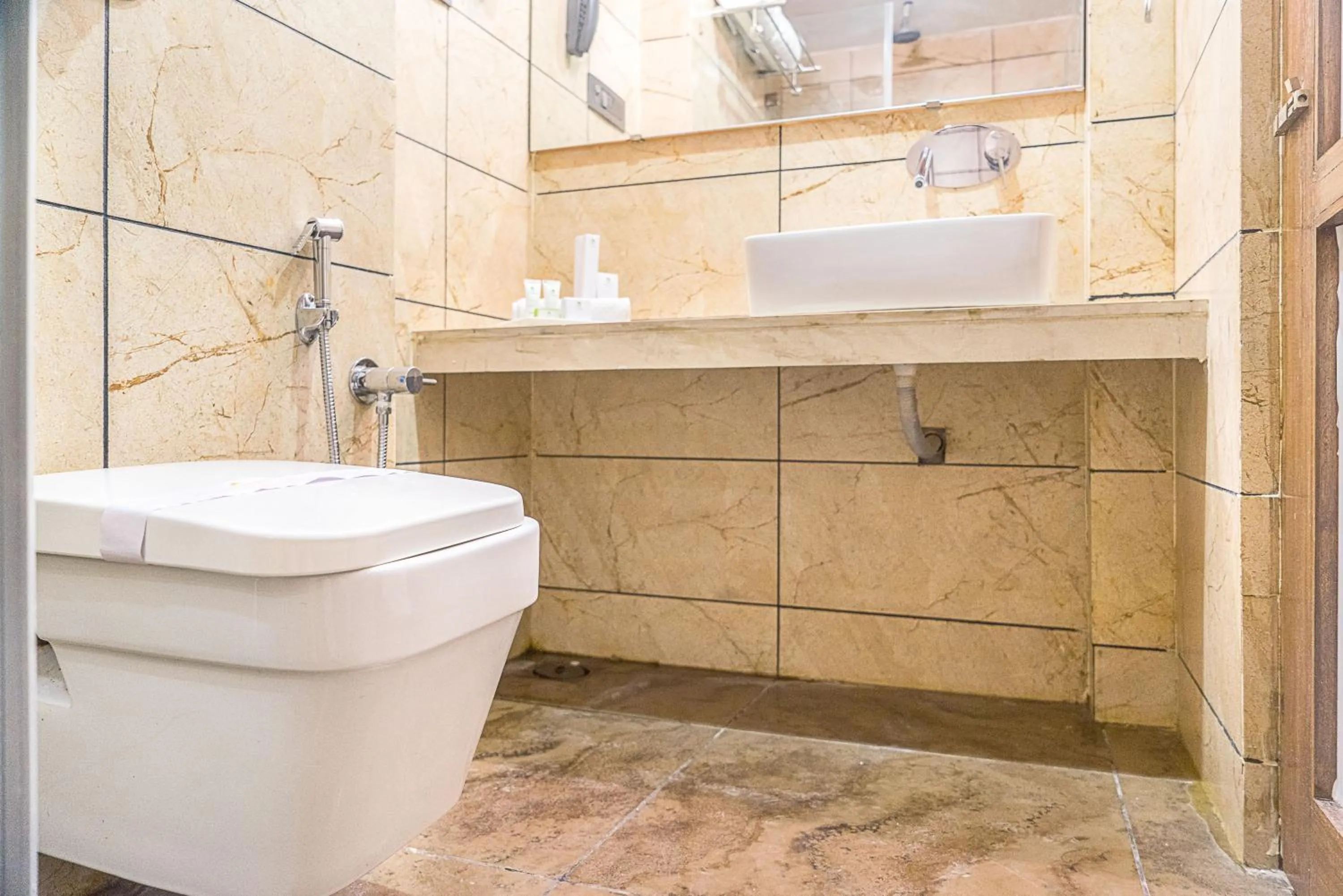 Toilet in Super Inn Armoise Hotel - Navrangpura, Ahmedabad