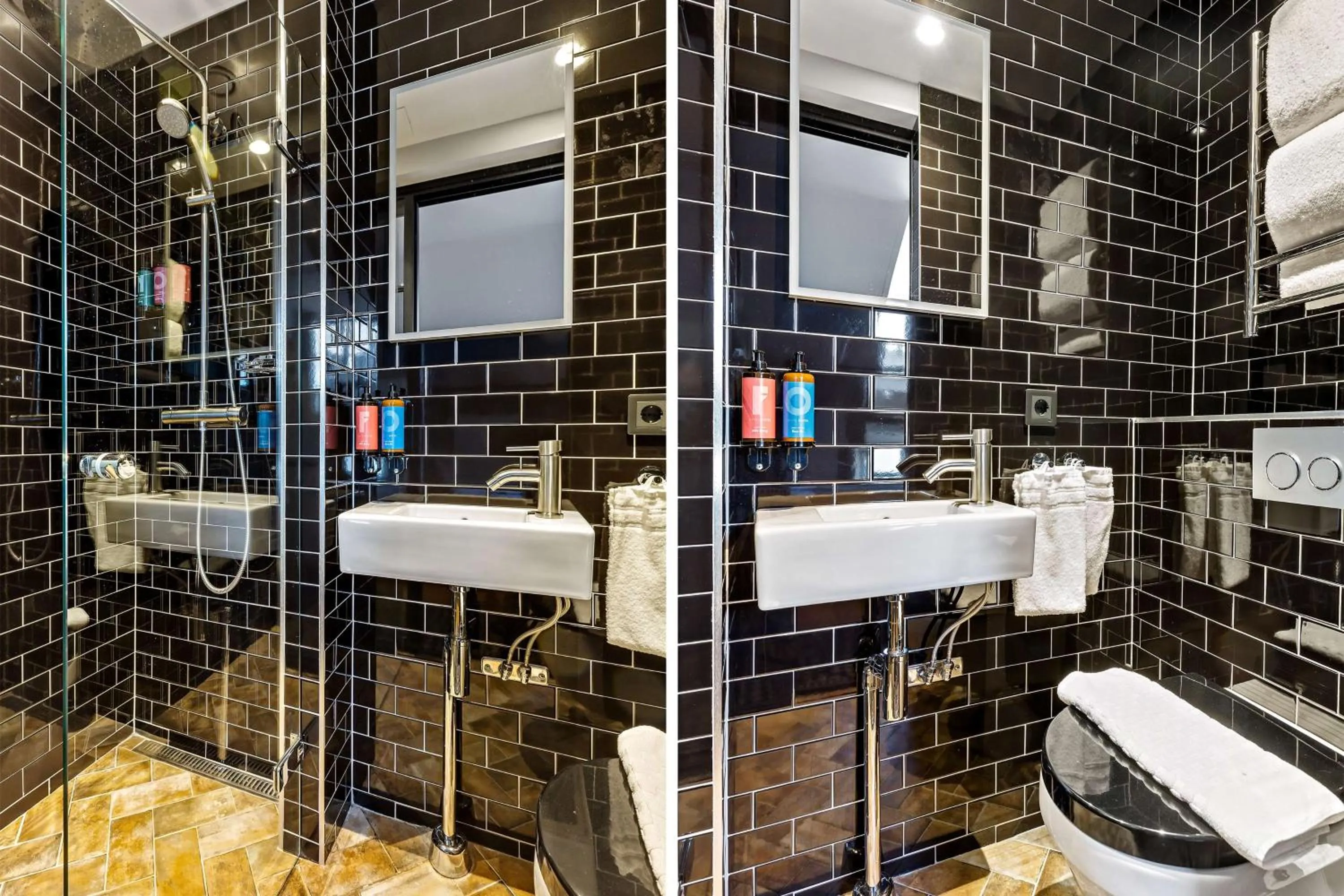 Bathroom in NOFO Hotel, WorldHotels Crafted