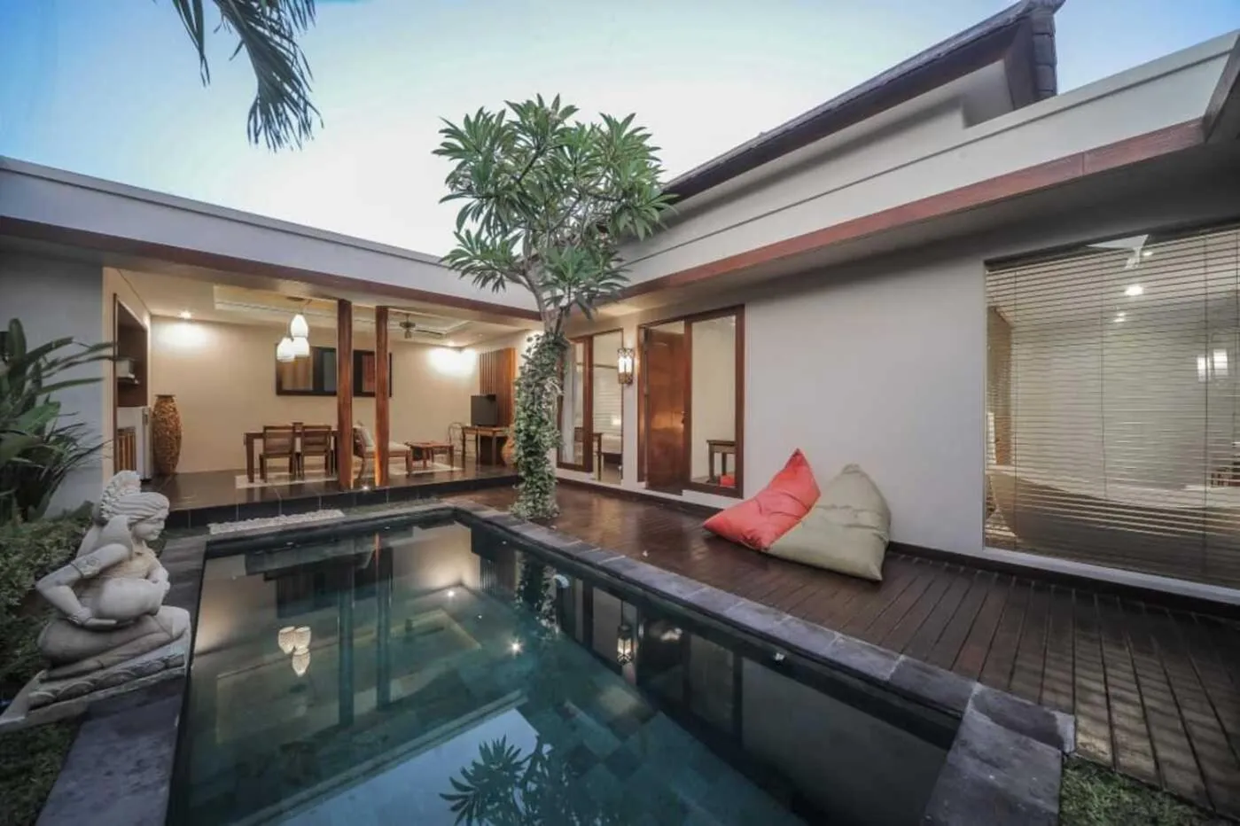 Pool view in Gaing Mas Jimbaran Villas by Gaing Mas Group
