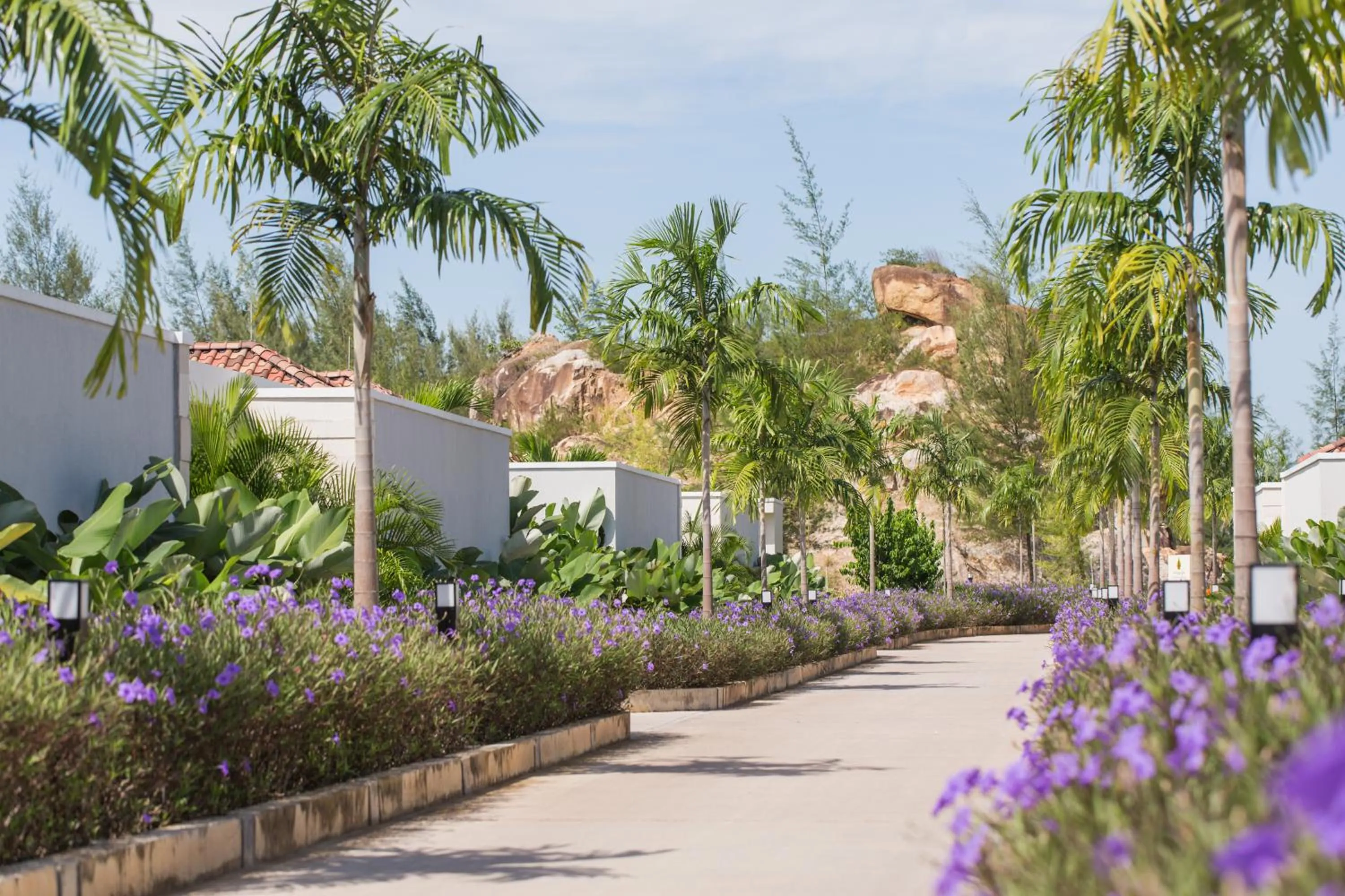 Natural landscape in Pantai Indah Lagoi Bintan