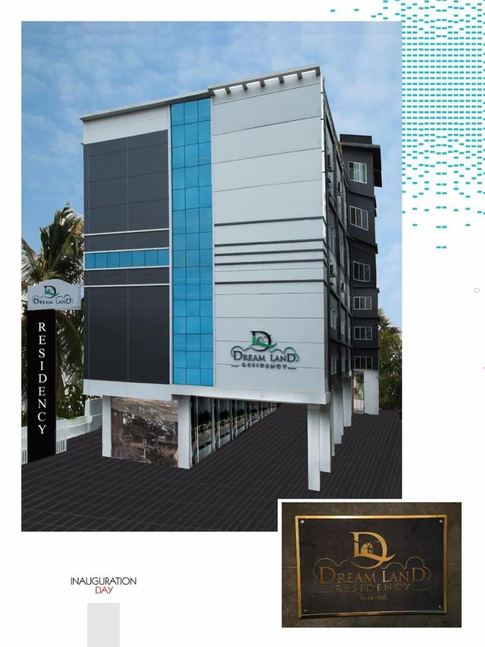 Facade/entrance in Dream Land Residency