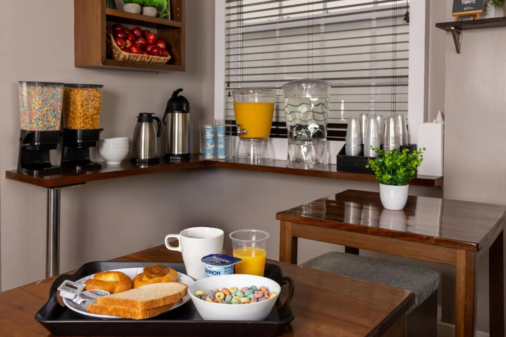 Continental breakfast in Riviere South Beach Hotel