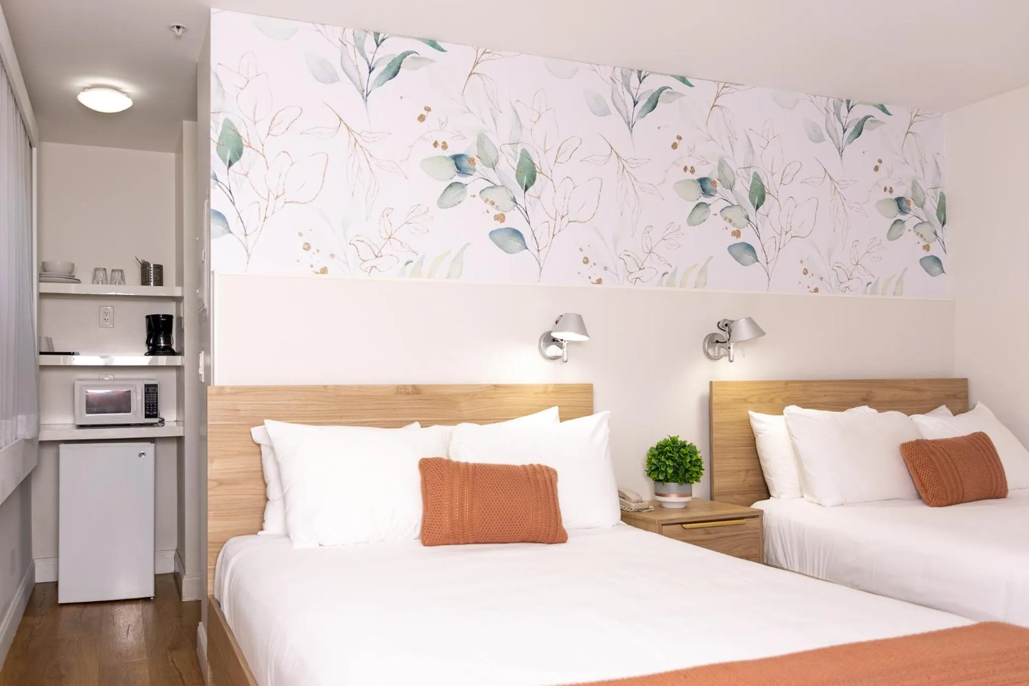 Bed in Riviere South Beach Hotel