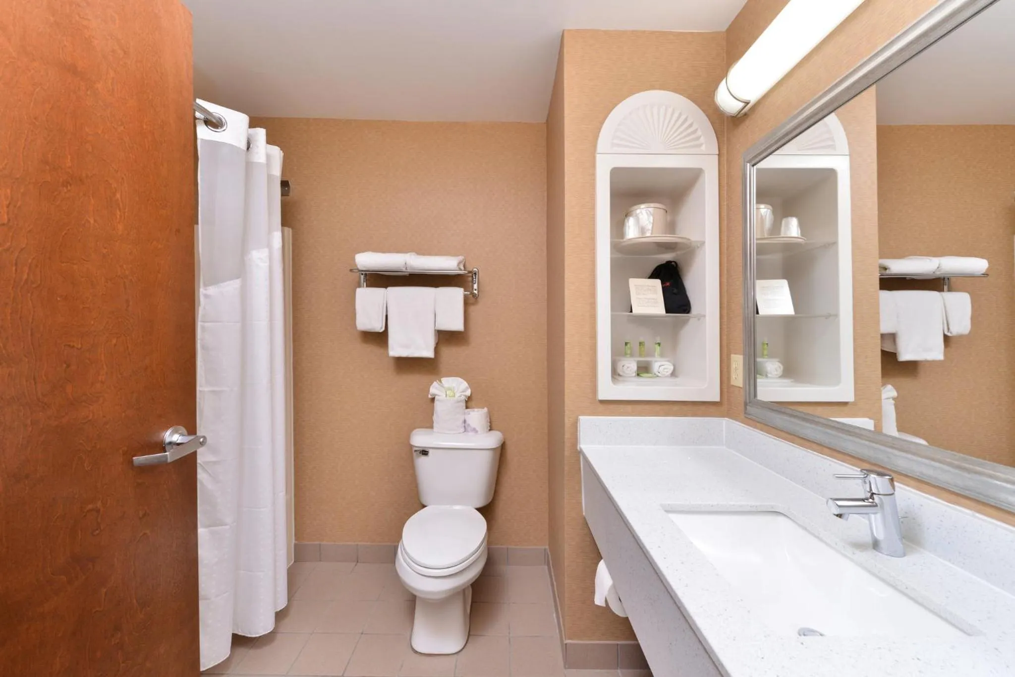 Bathroom in Holiday Inn Express Hotel & Suites Cincinnati-Blue Ash by IHG